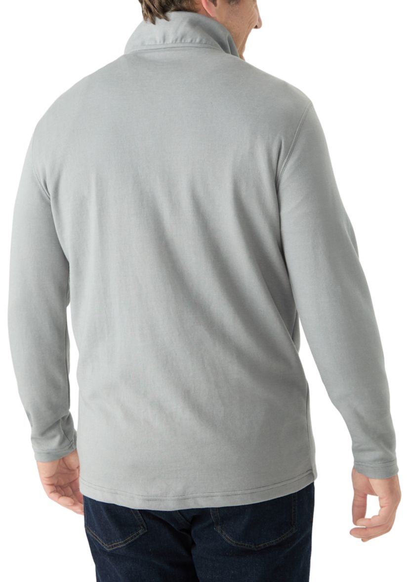Big & Tall Long Sleeve Performance Comfort 1/4 Zip Pullover​