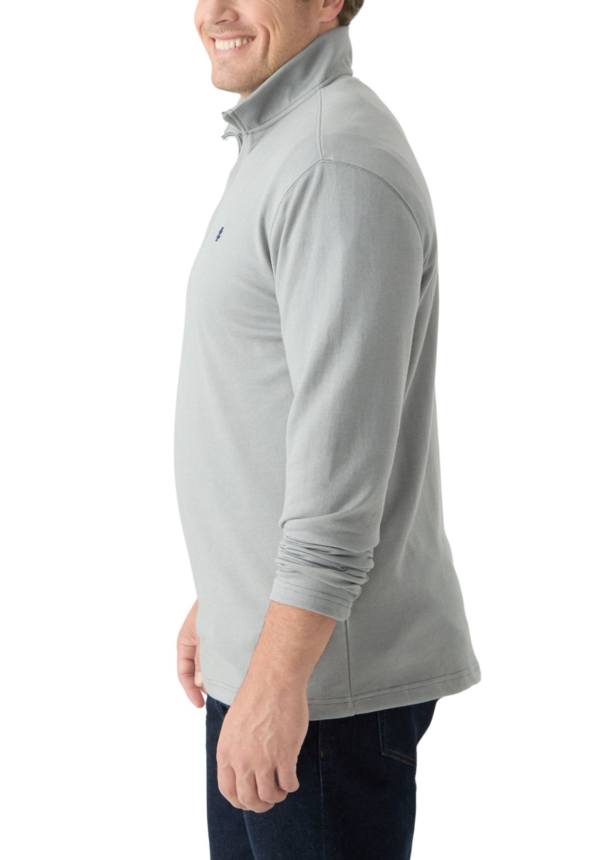 Big & Tall Long Sleeve Performance Comfort 1/4 Zip Pullover​