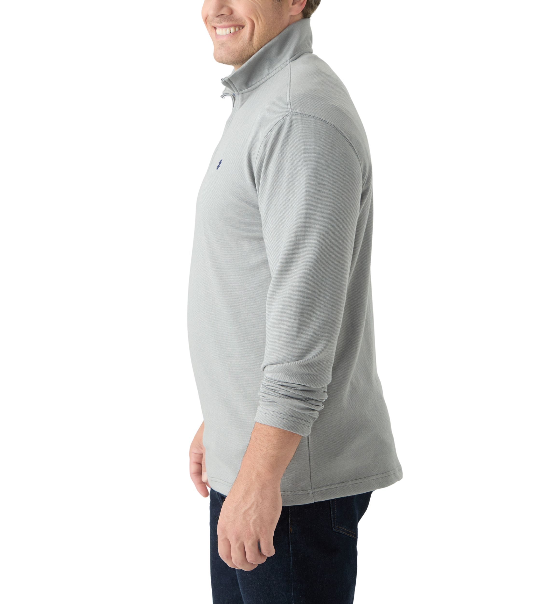 Big & Tall Long Sleeve Performance Comfort 1/4 Zip Pullover​