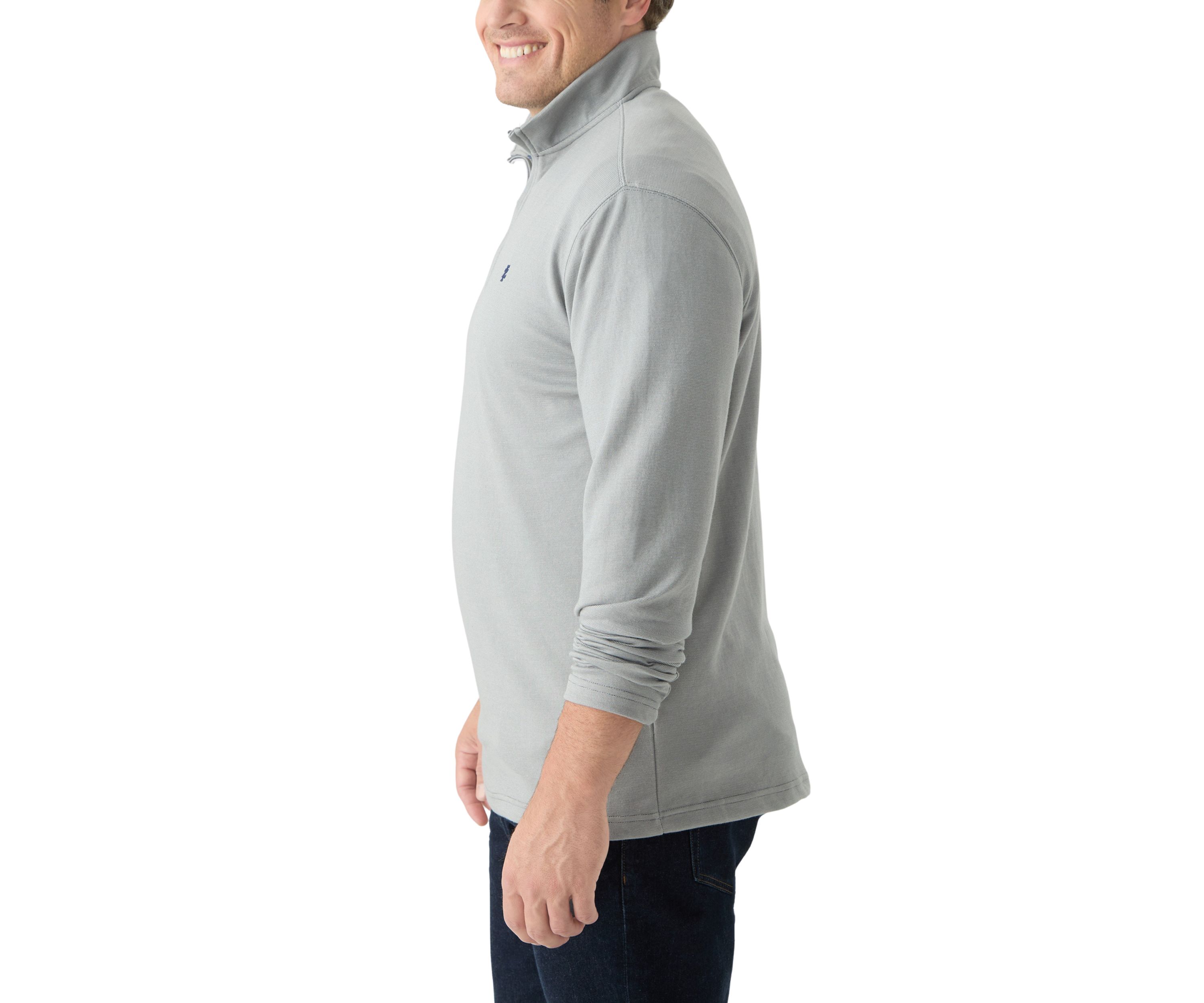 Big & Tall Long Sleeve Performance Comfort 1/4 Zip Pullover​