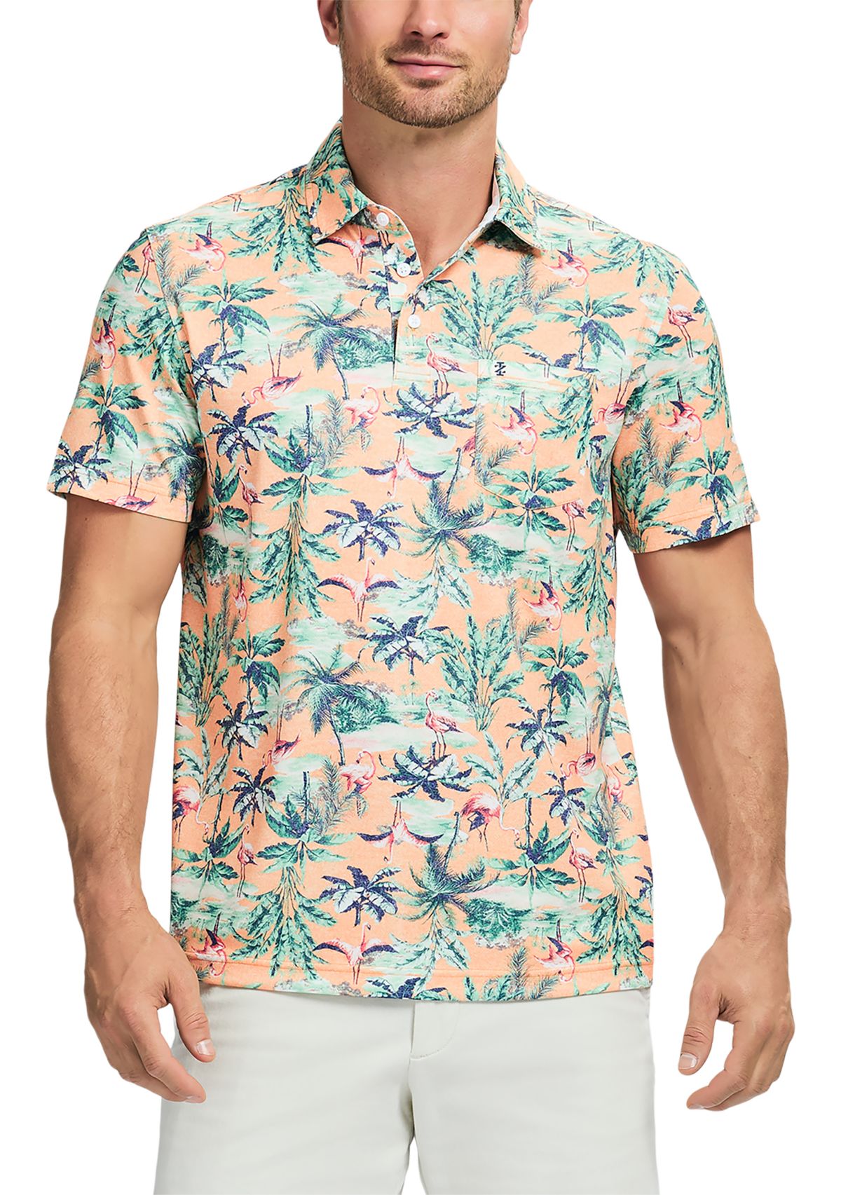 Sun Shield Pro Short Sleeve Printed Polo Shirt