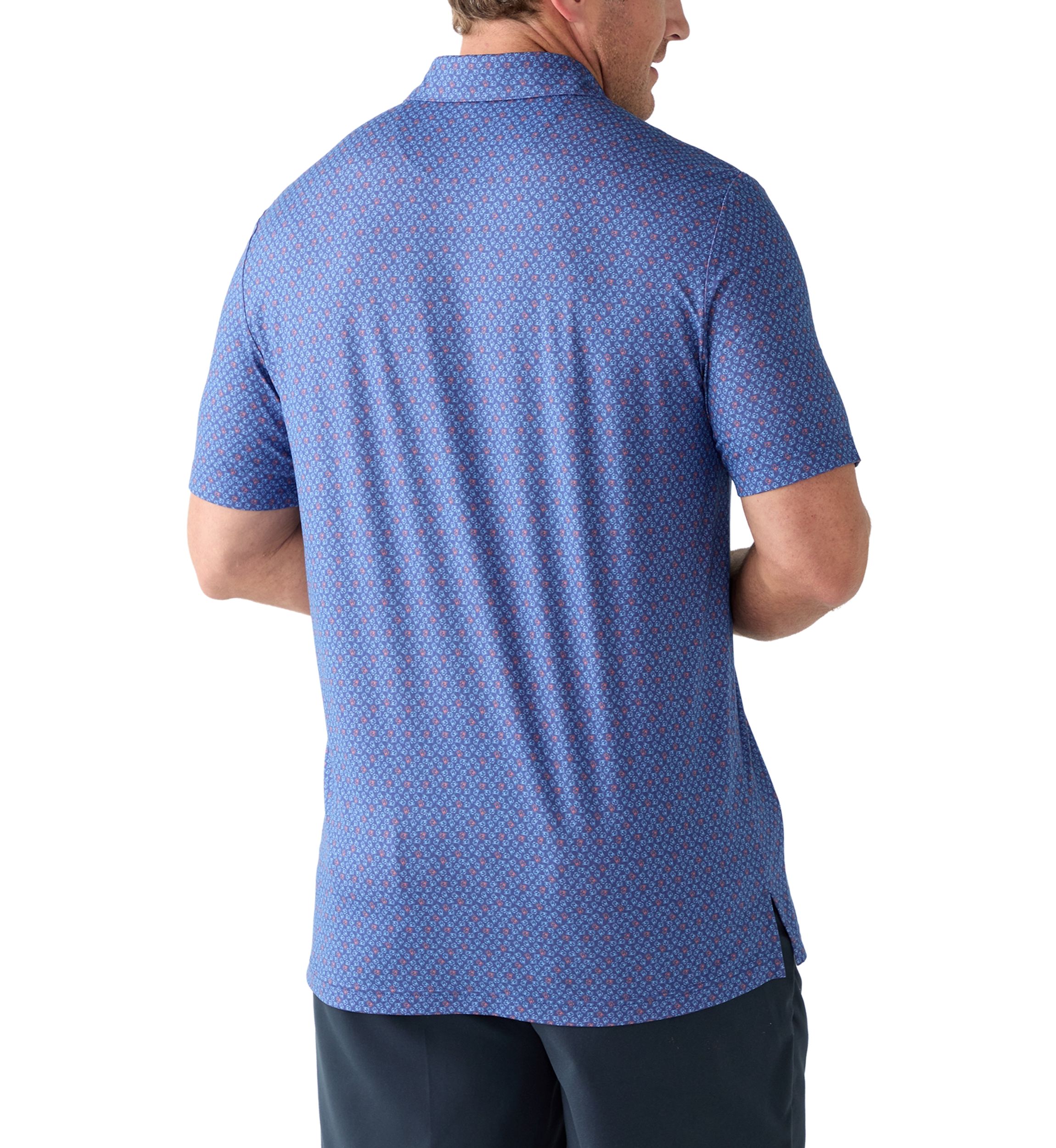 Big & Tall Short Sleeve Crabbin Around Polo Shirt 