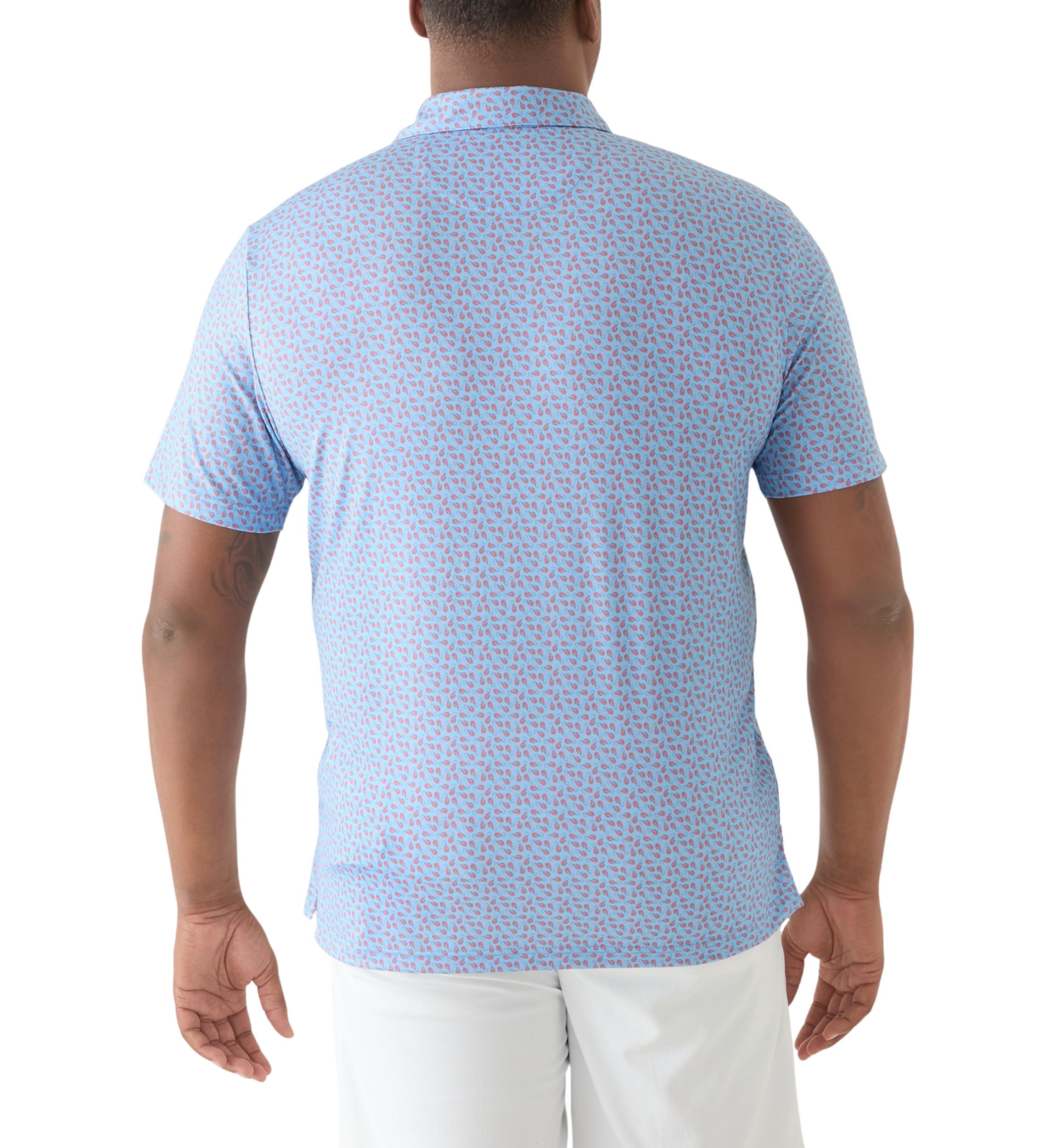 Big & Tall Swingflex Elite Printed Polo Shirt