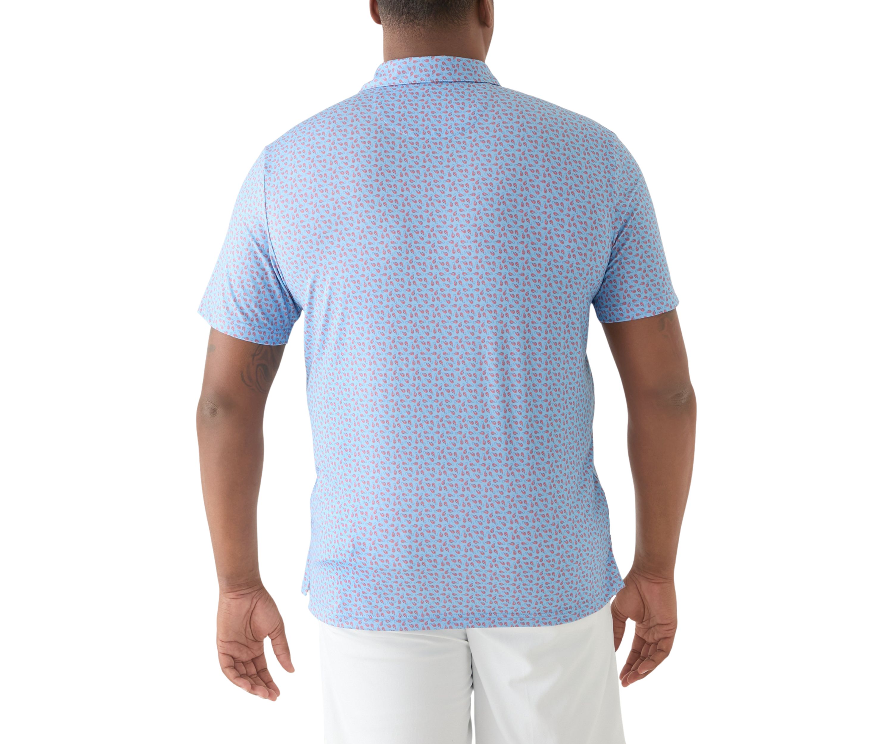 Big & Tall Swingflex Elite Printed Polo Shirt