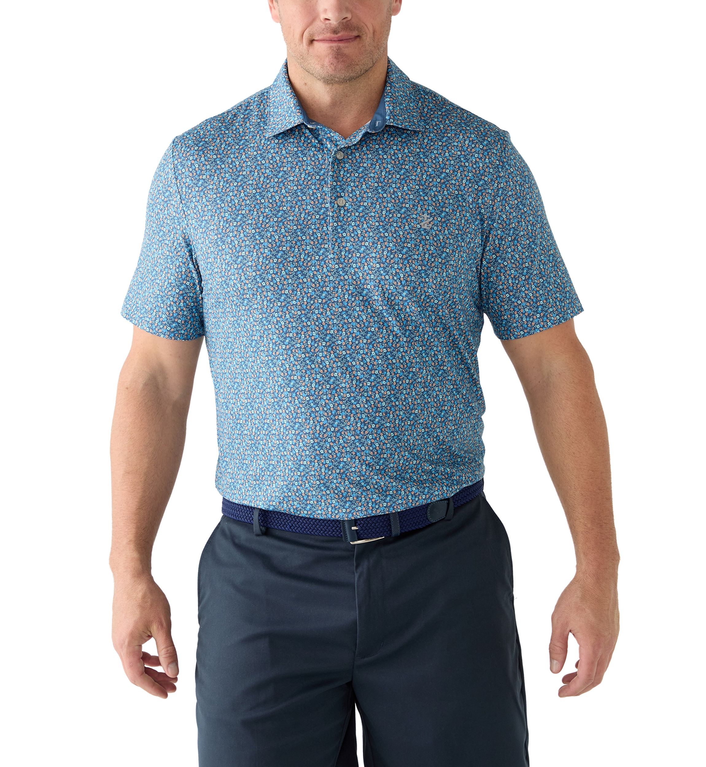Big & Tall SwingFlex Elite Fashion Print  Polo Shirt