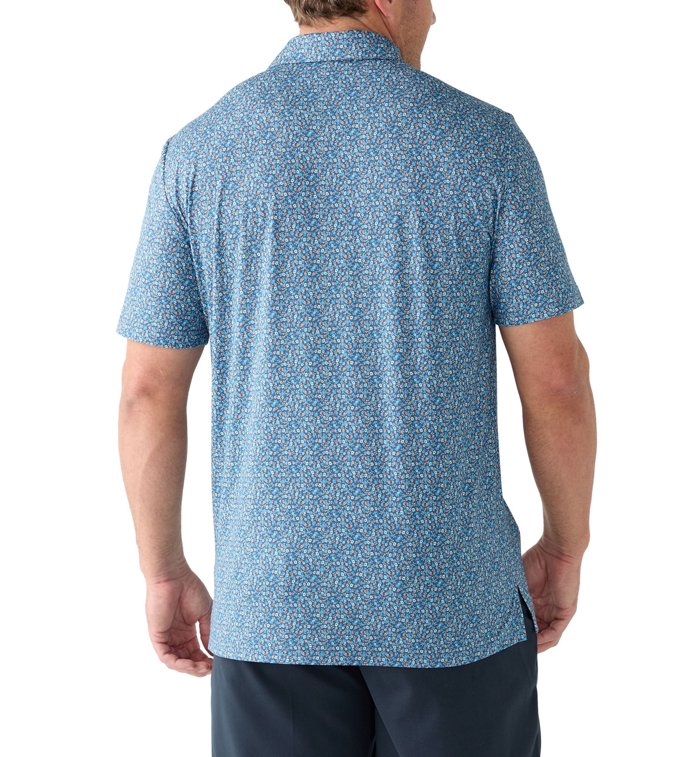 Big & Tall SwingFlex Elite Fashion Print  Polo Shirt