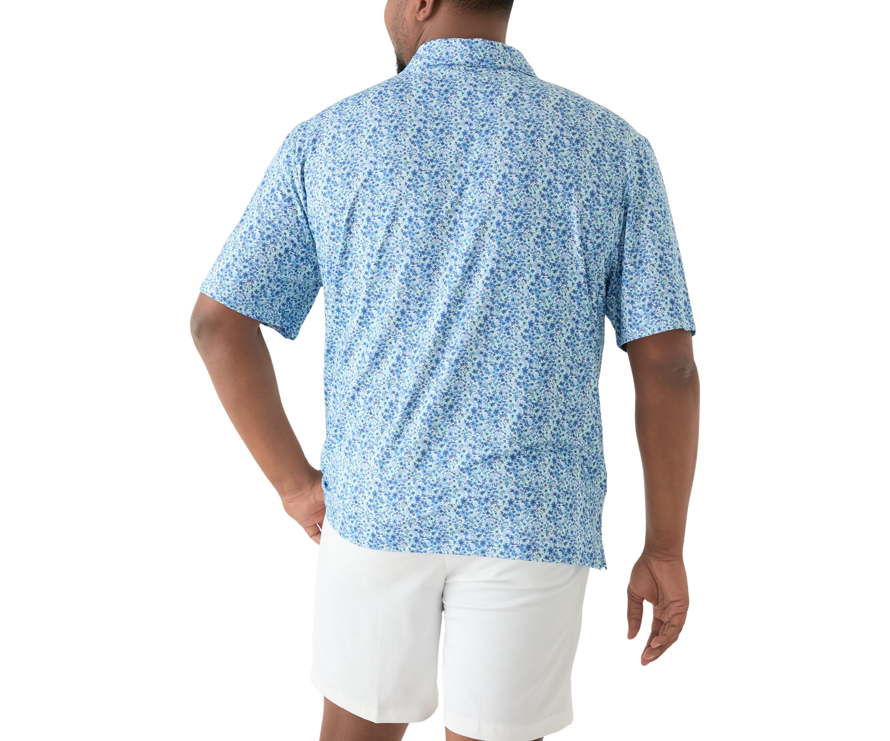 Big & Tall Swingflex Elite Printed Polo Shirt