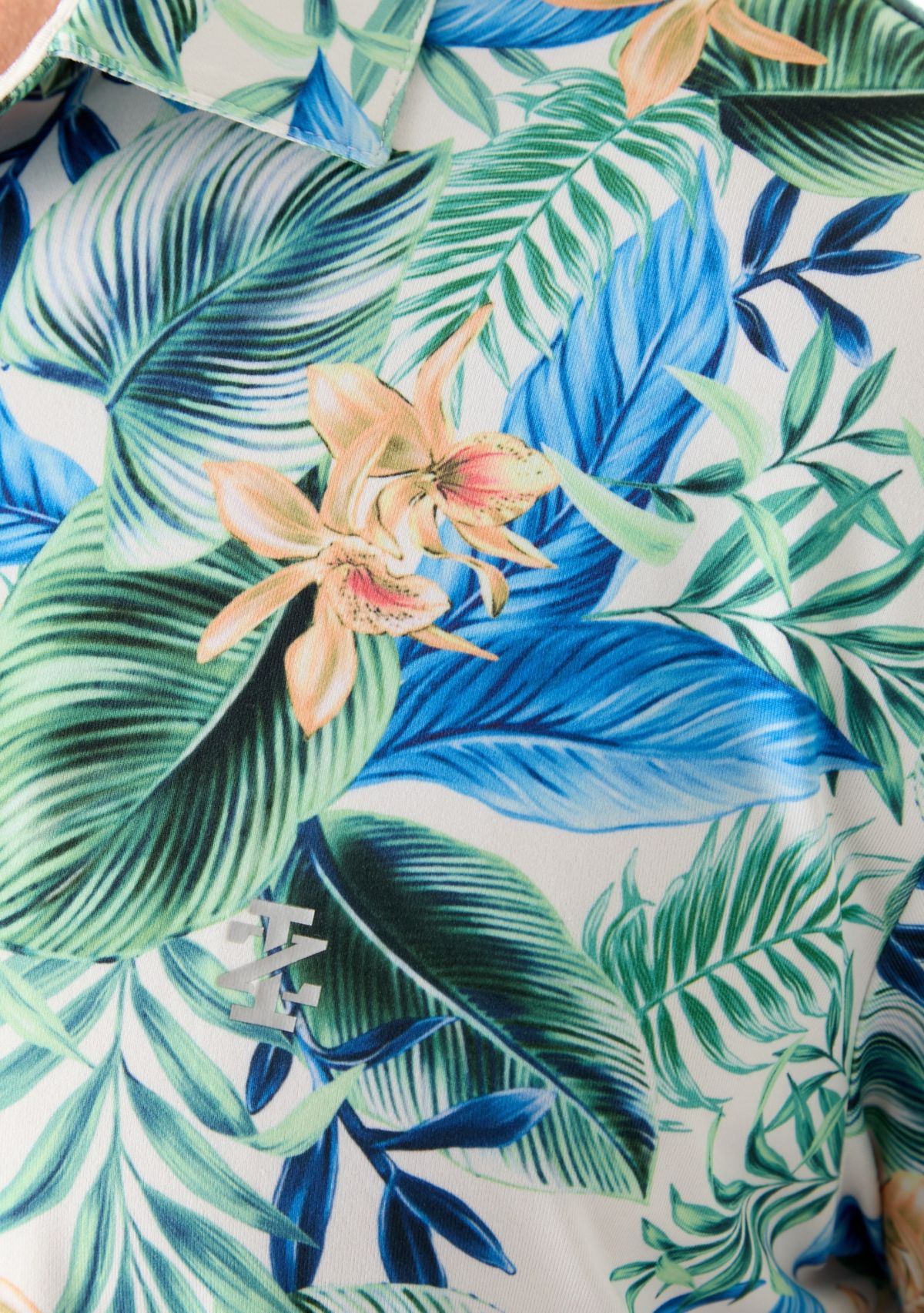 Swingflex Elite Tropical Print Polo Shirt