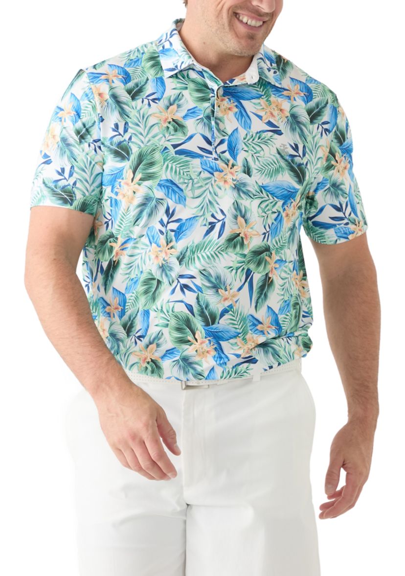 Big & Tall Swingflex Elite Fashion Prints​ Golf Polo Shirt