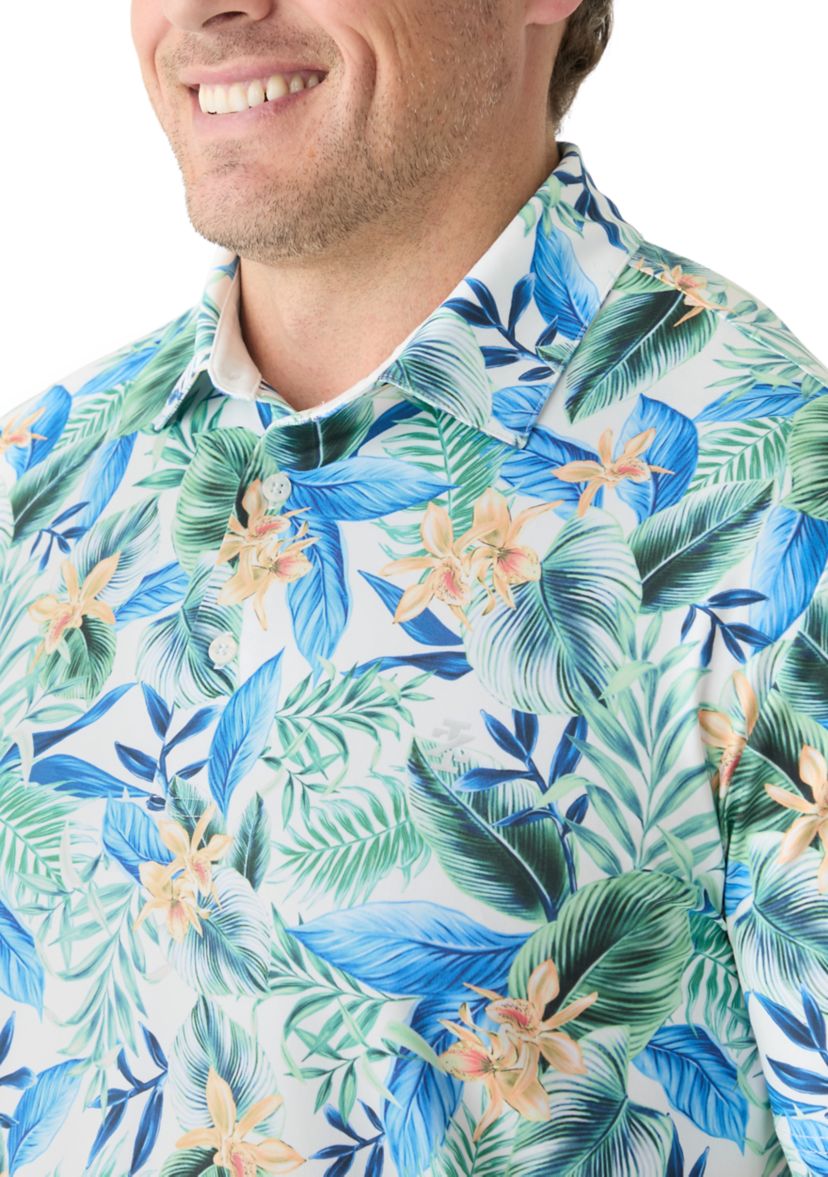 Big & Tall Swingflex Elite Fashion Prints​ Golf Polo Shirt