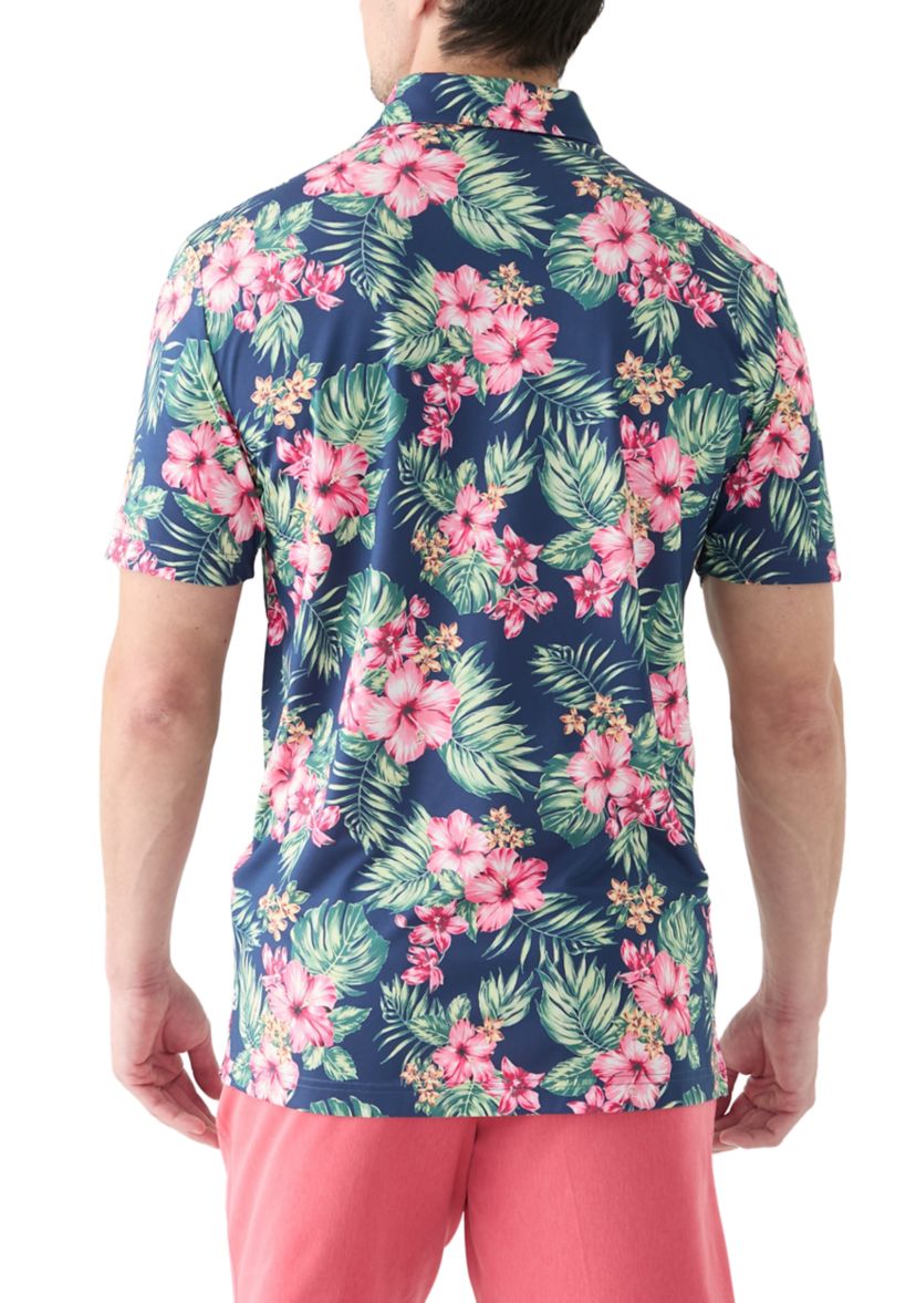 SwingFlex Elite - Fashion Print Polo Shirt 
