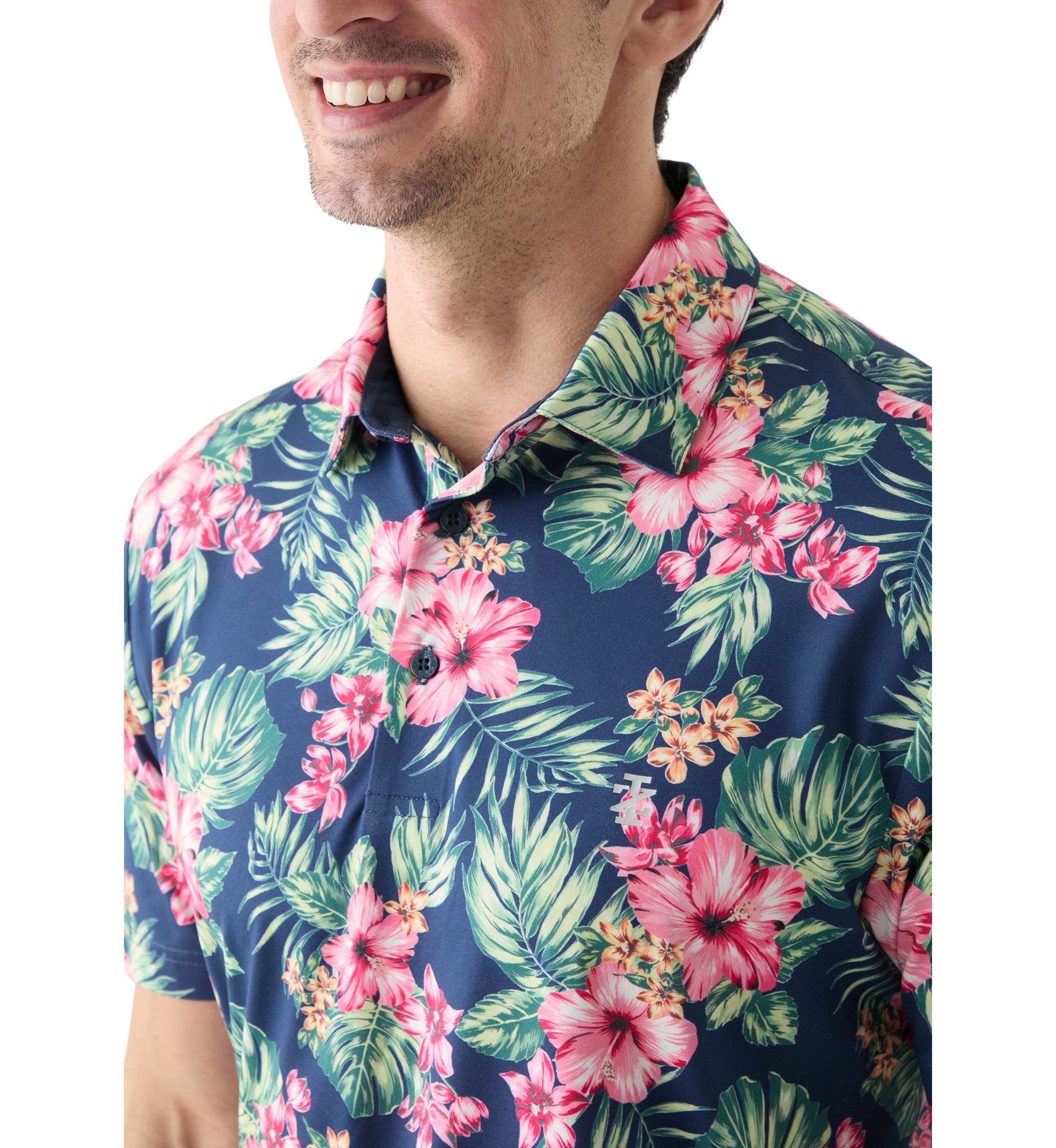 SwingFlex Elite - Fashion Print Polo Shirt 