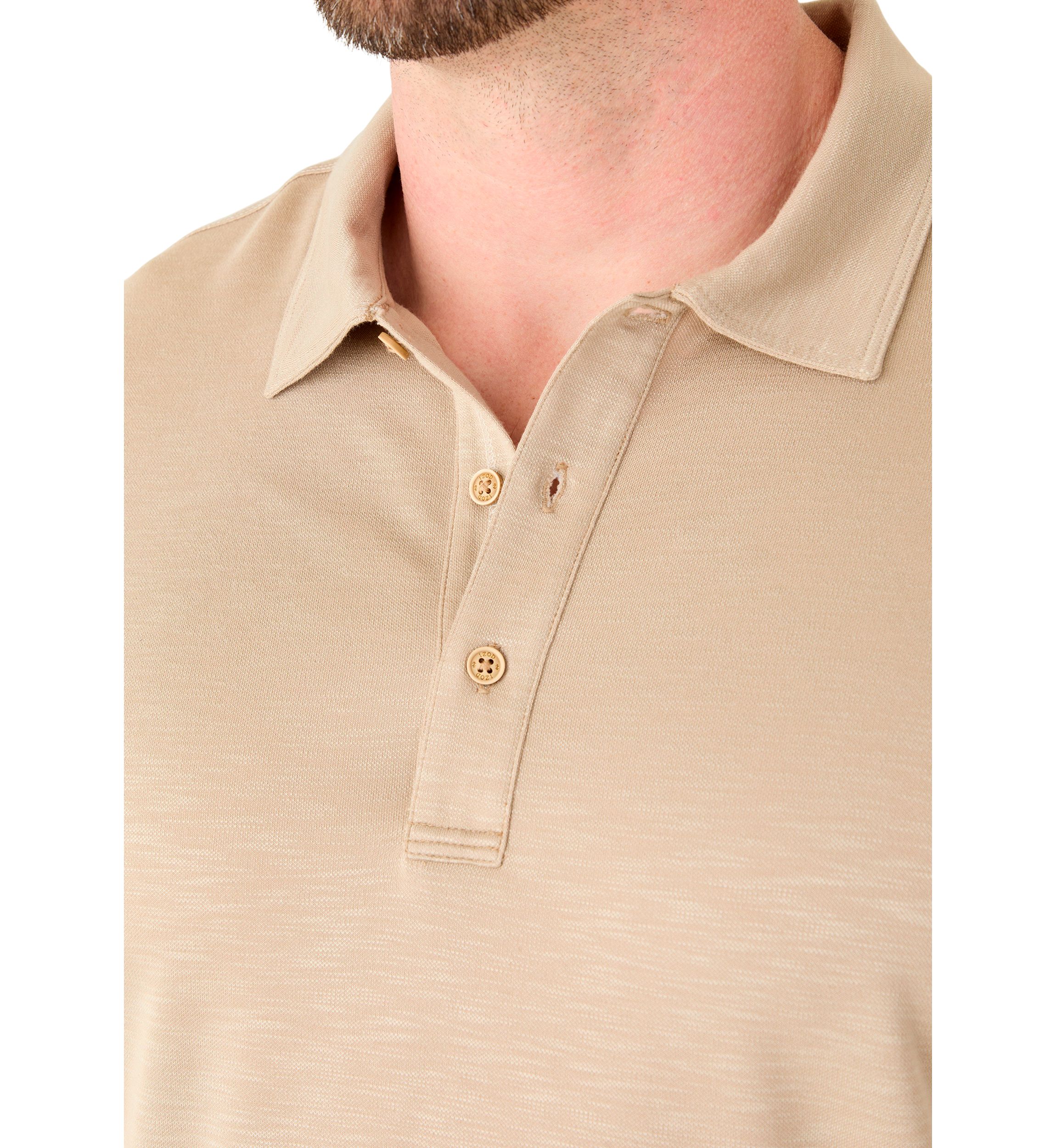 Big & Tall Short Sleeve Dockside Slub Polo Shirt