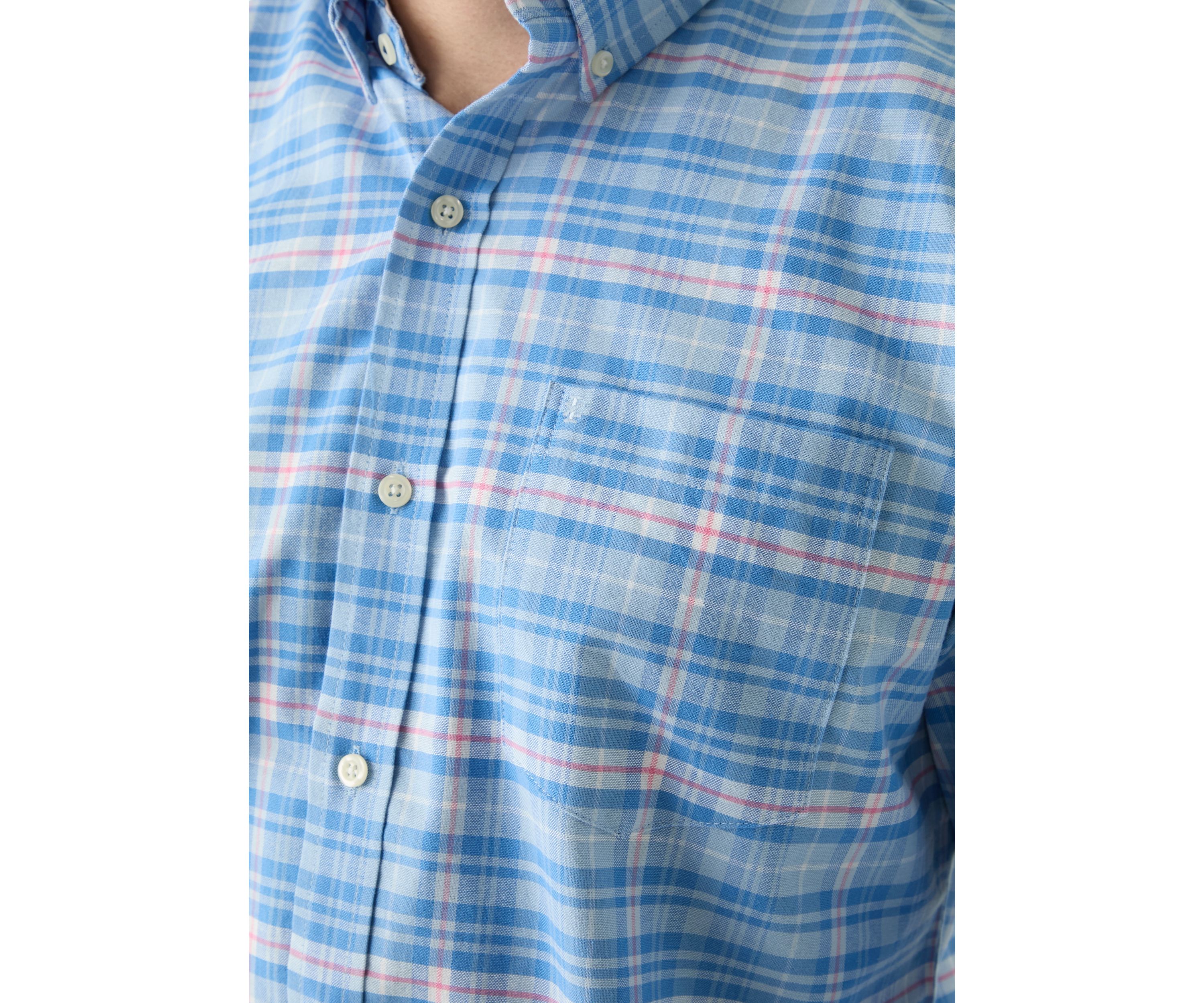 Long Sleeve Printed Oxford Shirt 