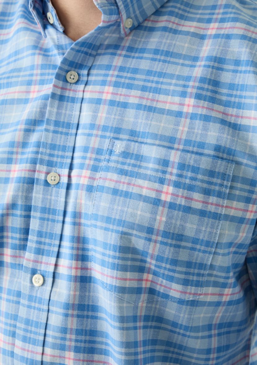 Long Sleeve Printed Oxford Shirt 