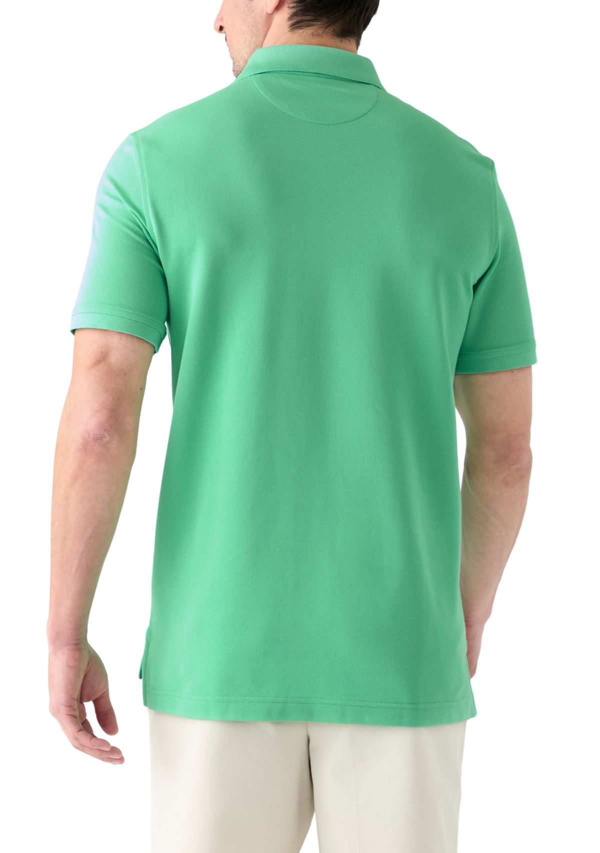 Short Sleeve Double Dye Polo Shirt 