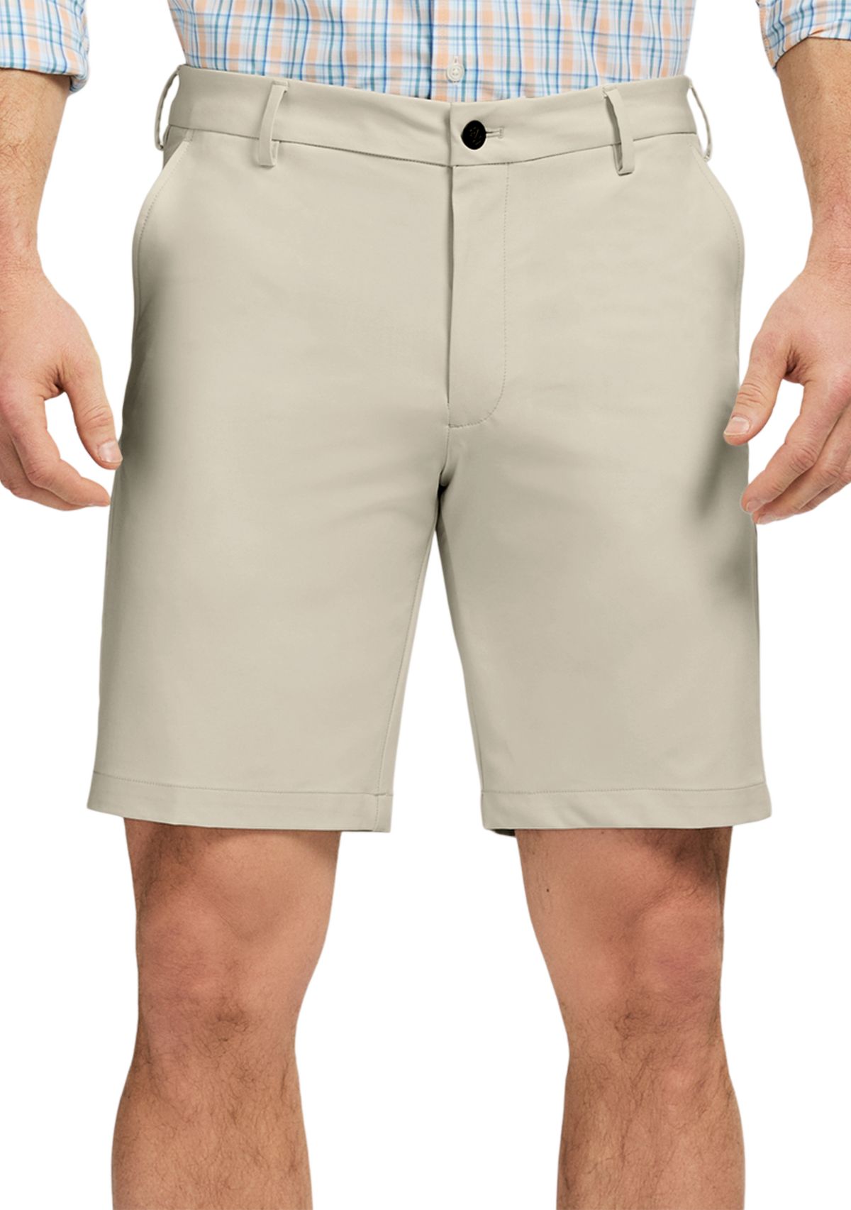Traveler Flat Front 9.5 Heather Shorts