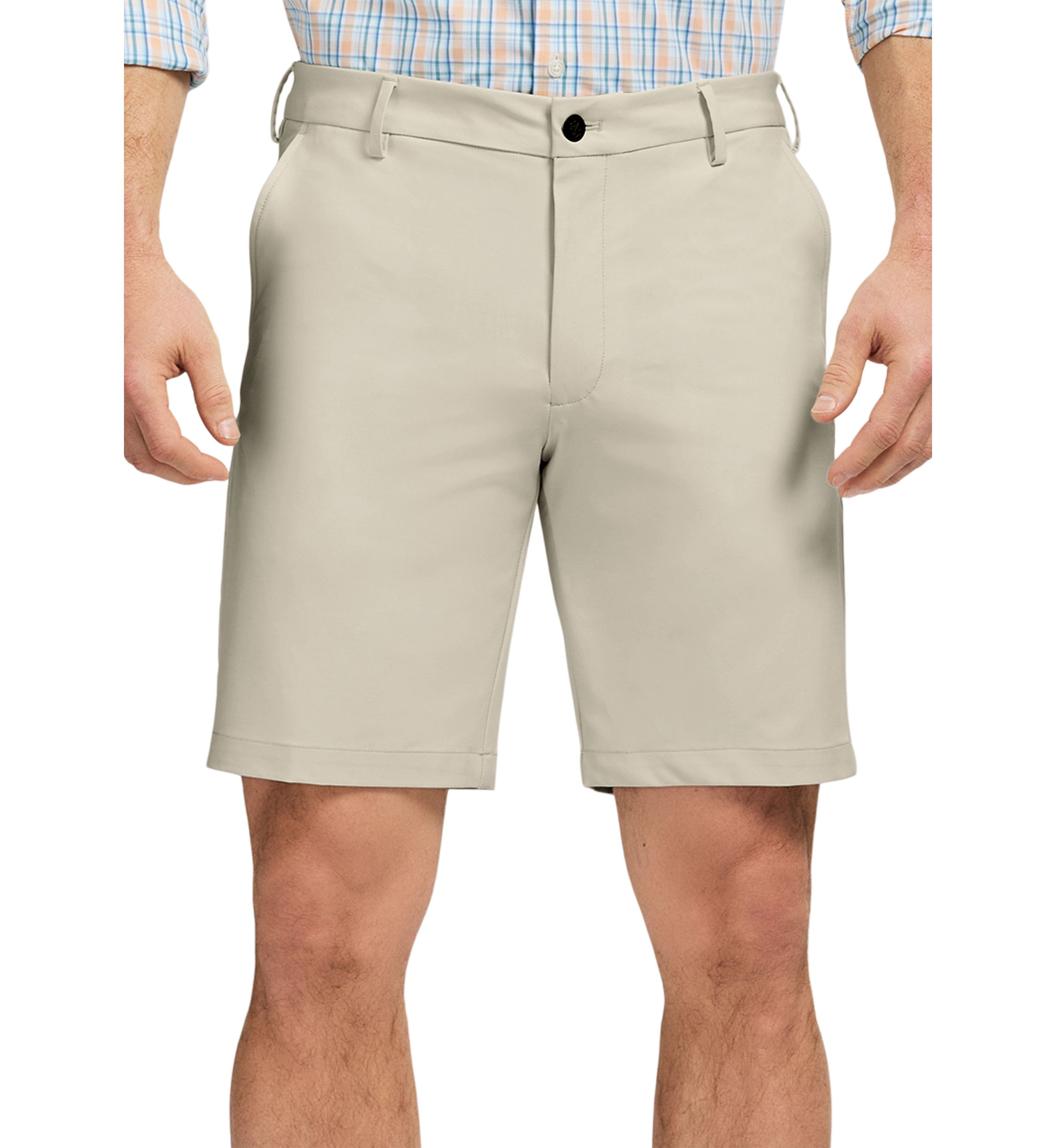 Traveler Flat Front 9.5 Heather Shorts