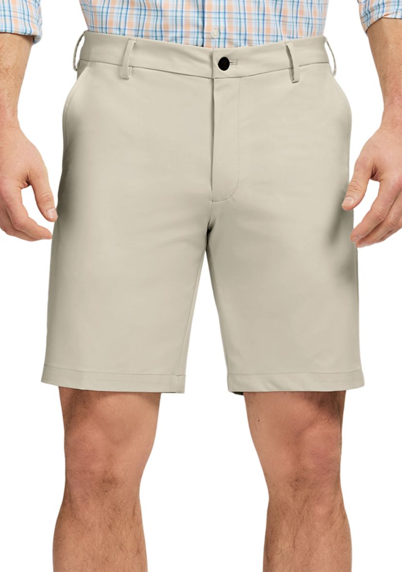 Traveler Flat Front 9.5 Heather Shorts
