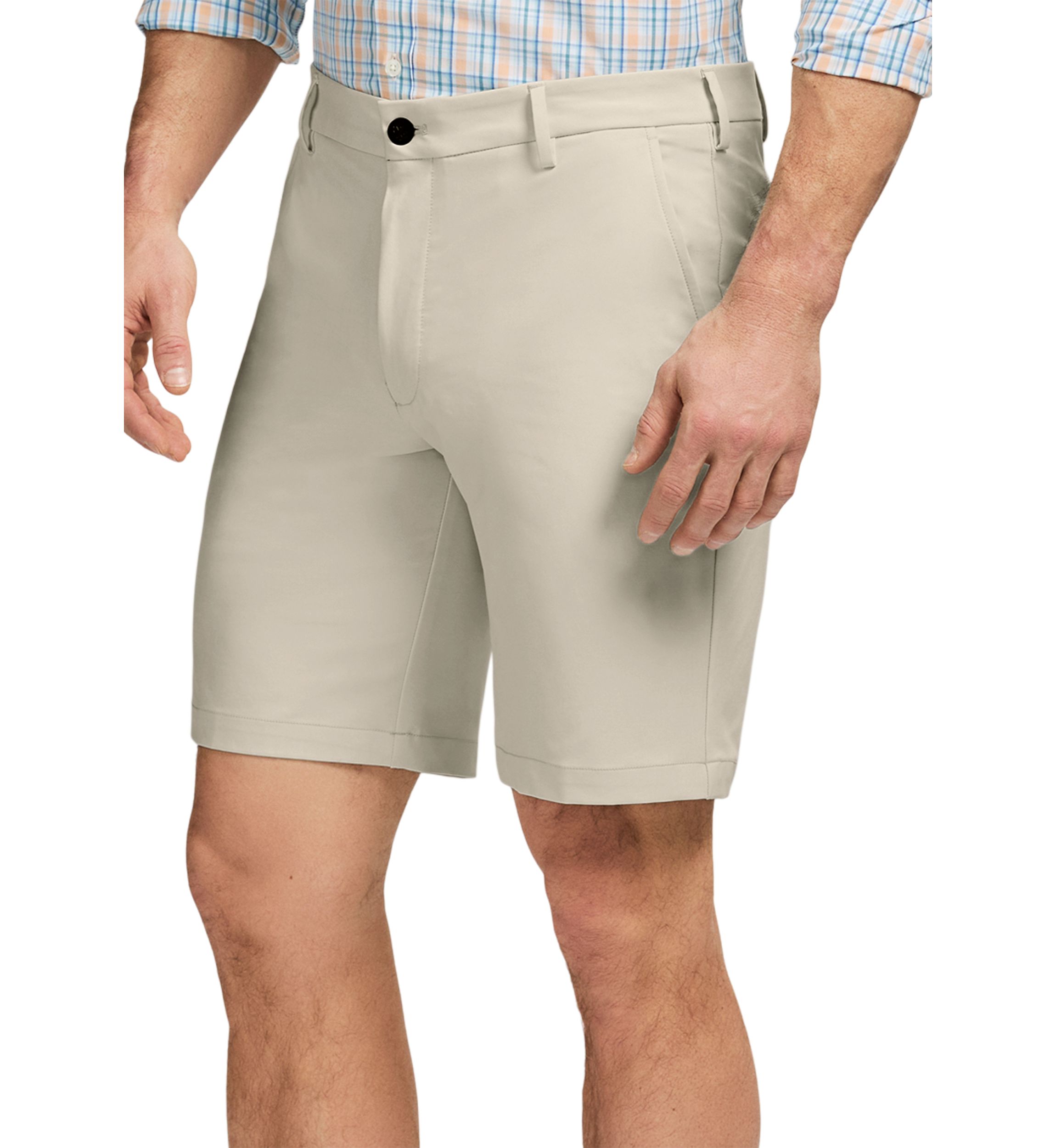 Traveler Flat Front 9.5 Heather Shorts