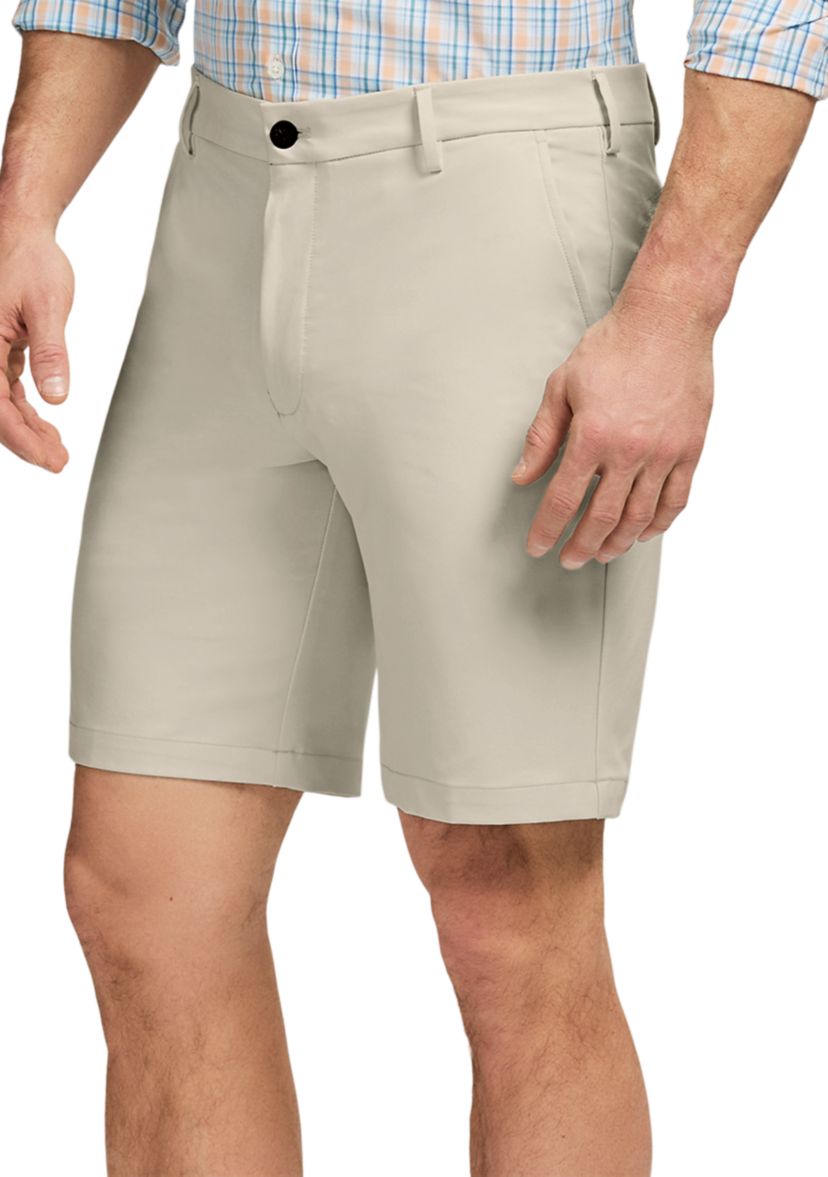 Traveler Flat Front 9.5 Heather Shorts