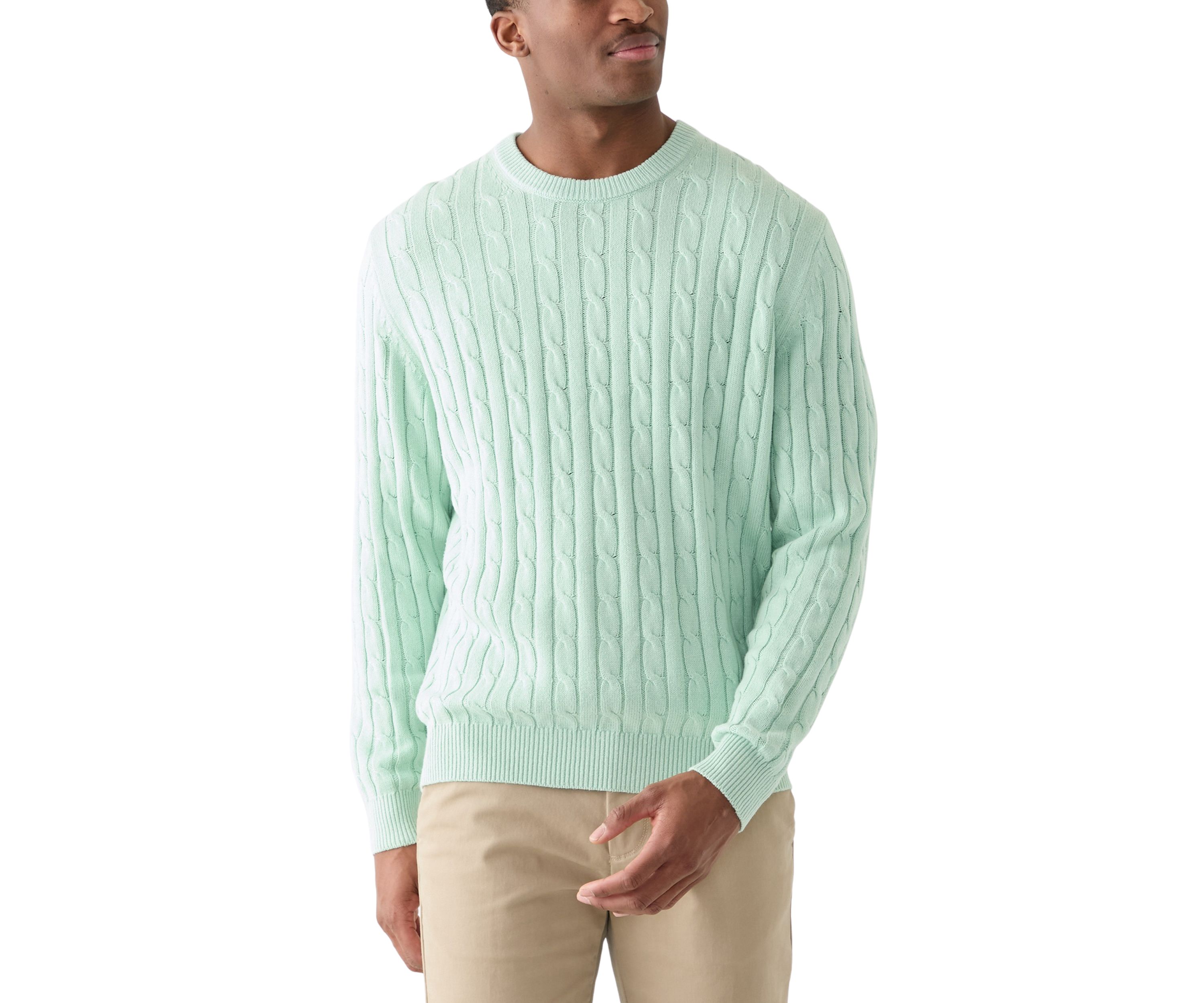 Classics Cable Knit Crew Neck Sweater 