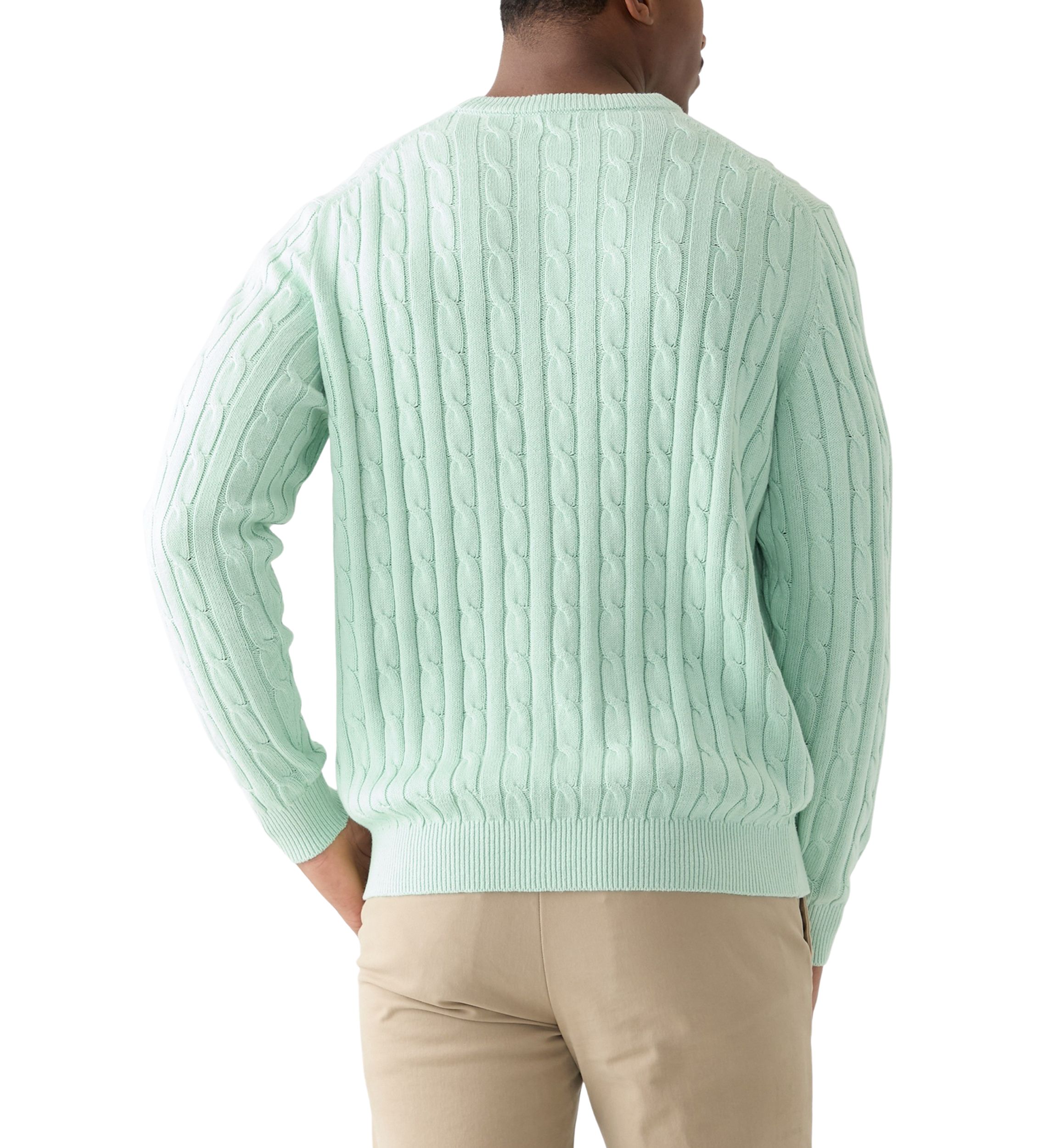 Classics Cable Knit Crew Neck Sweater 