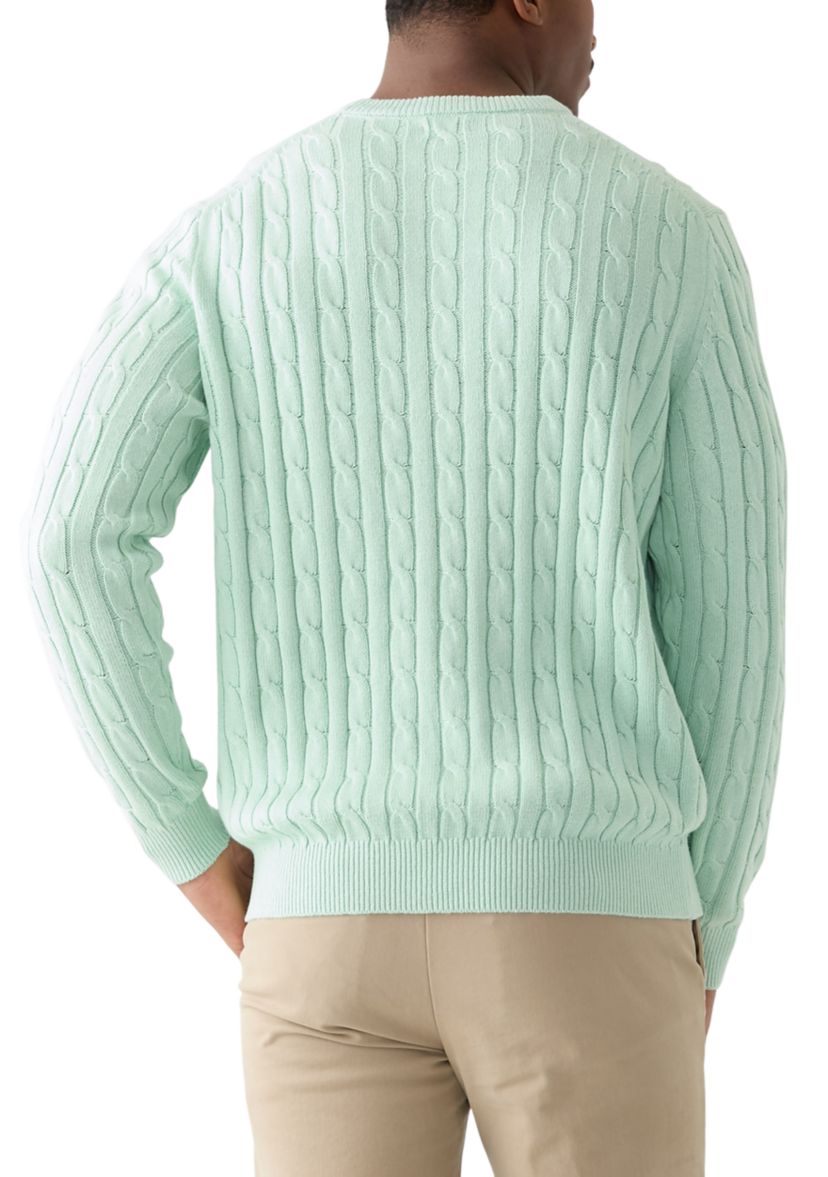 Classics Cable Knit Crew Neck Sweater 