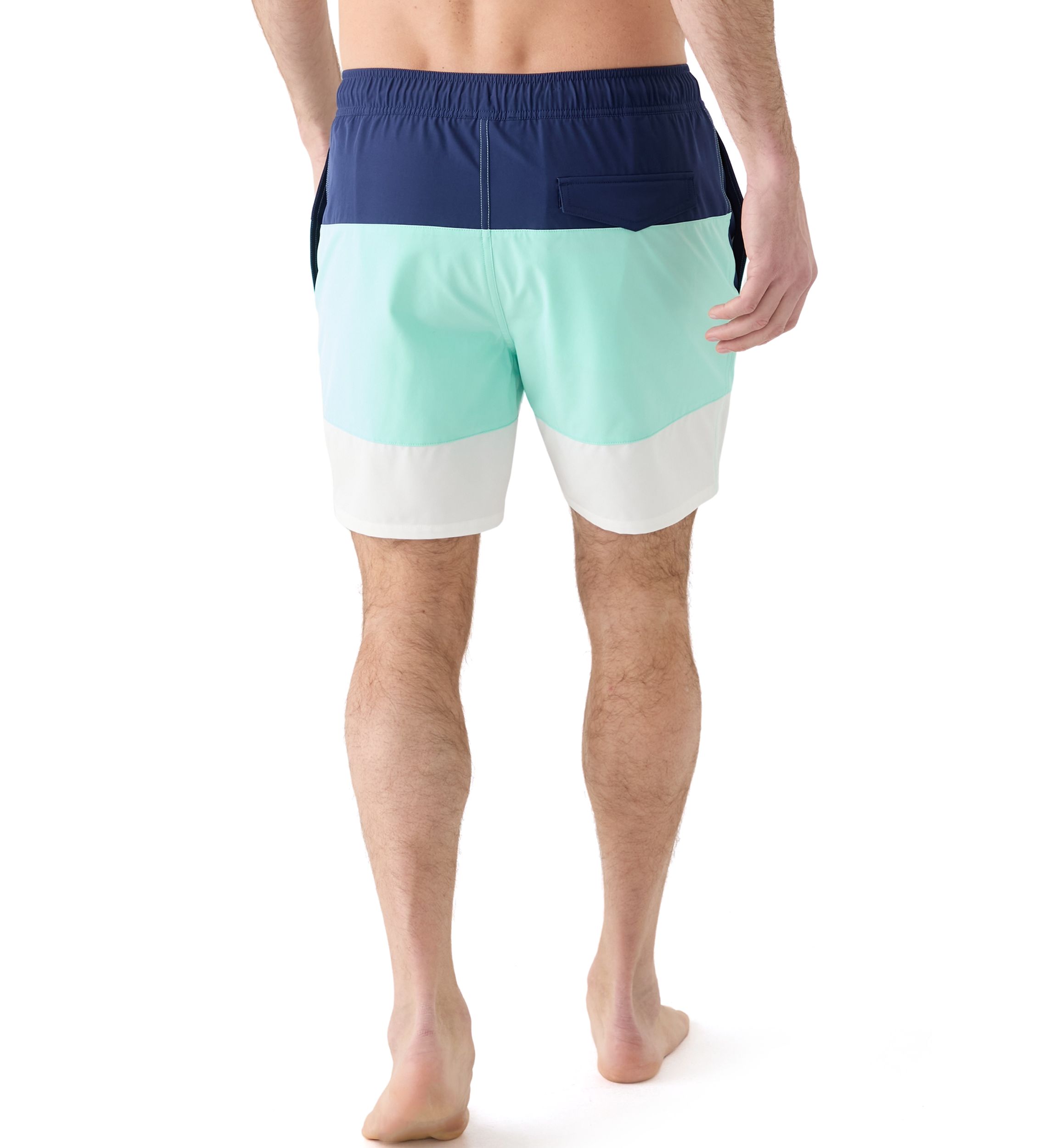 Color Block Swim Trunks