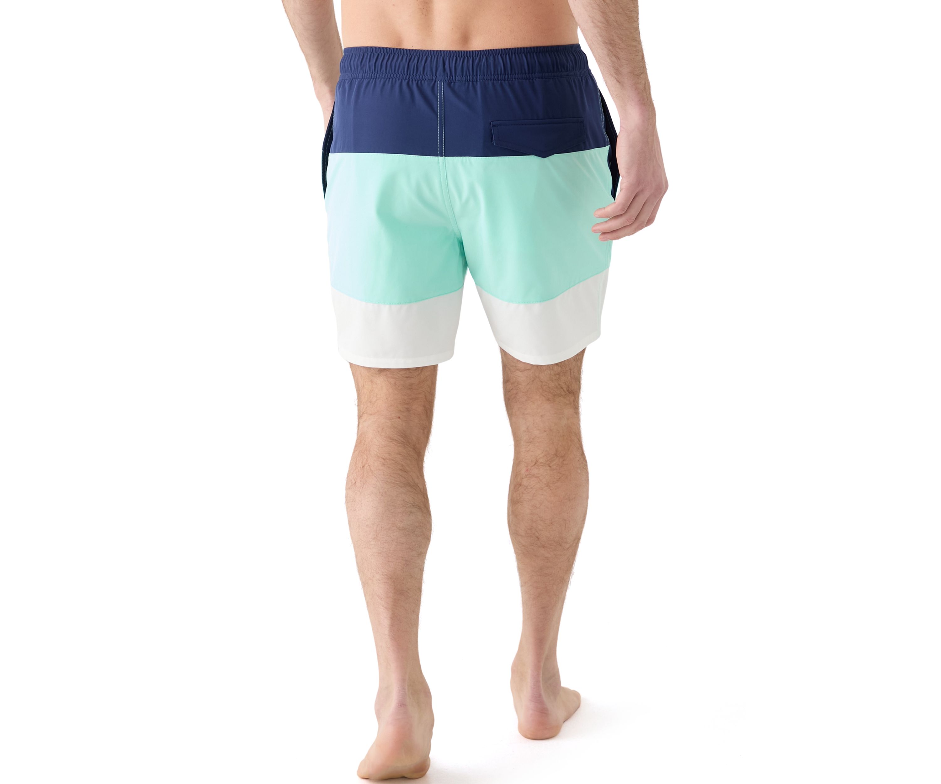 Color Block Swim Trunks