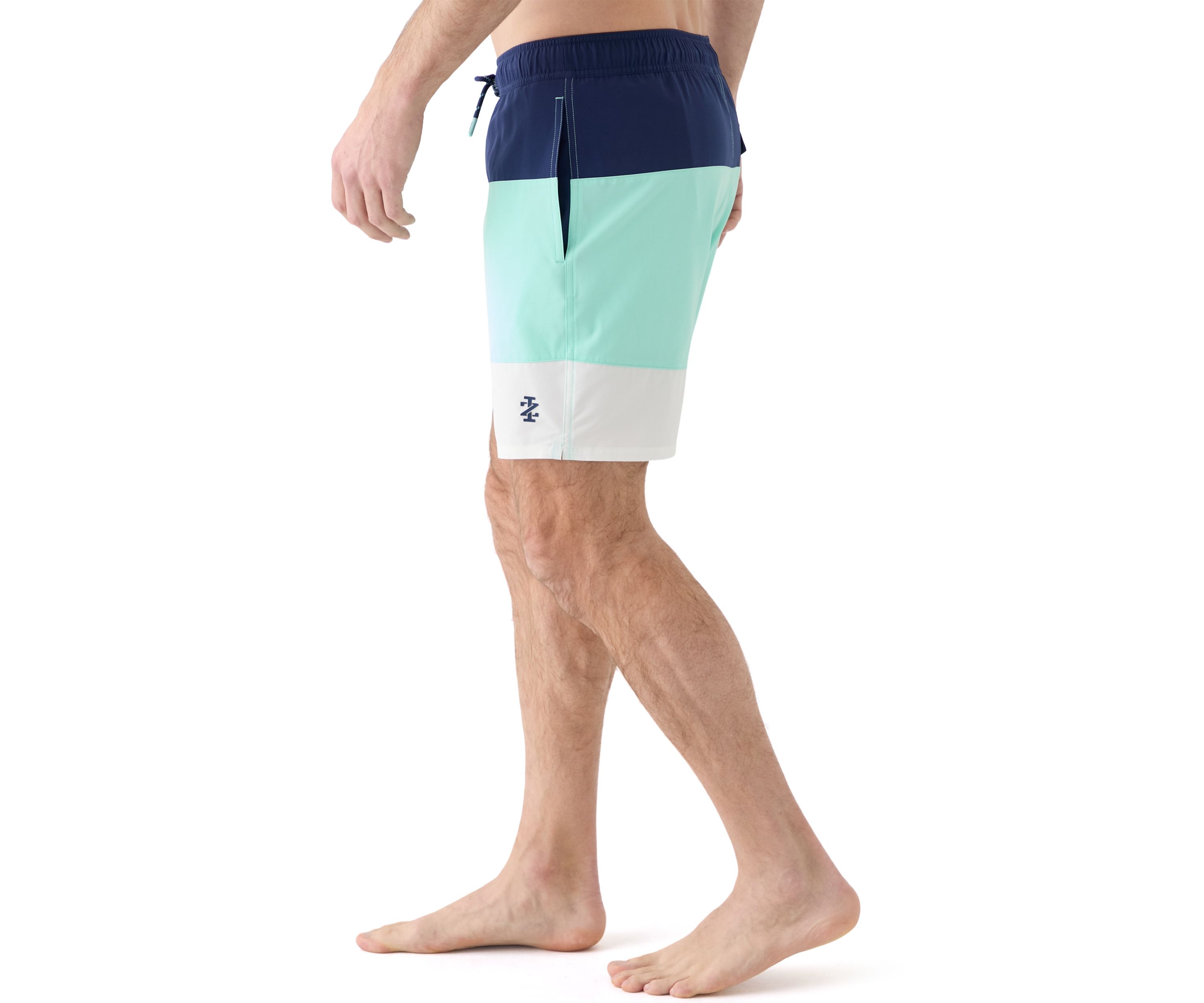 Color Block Swim Trunks