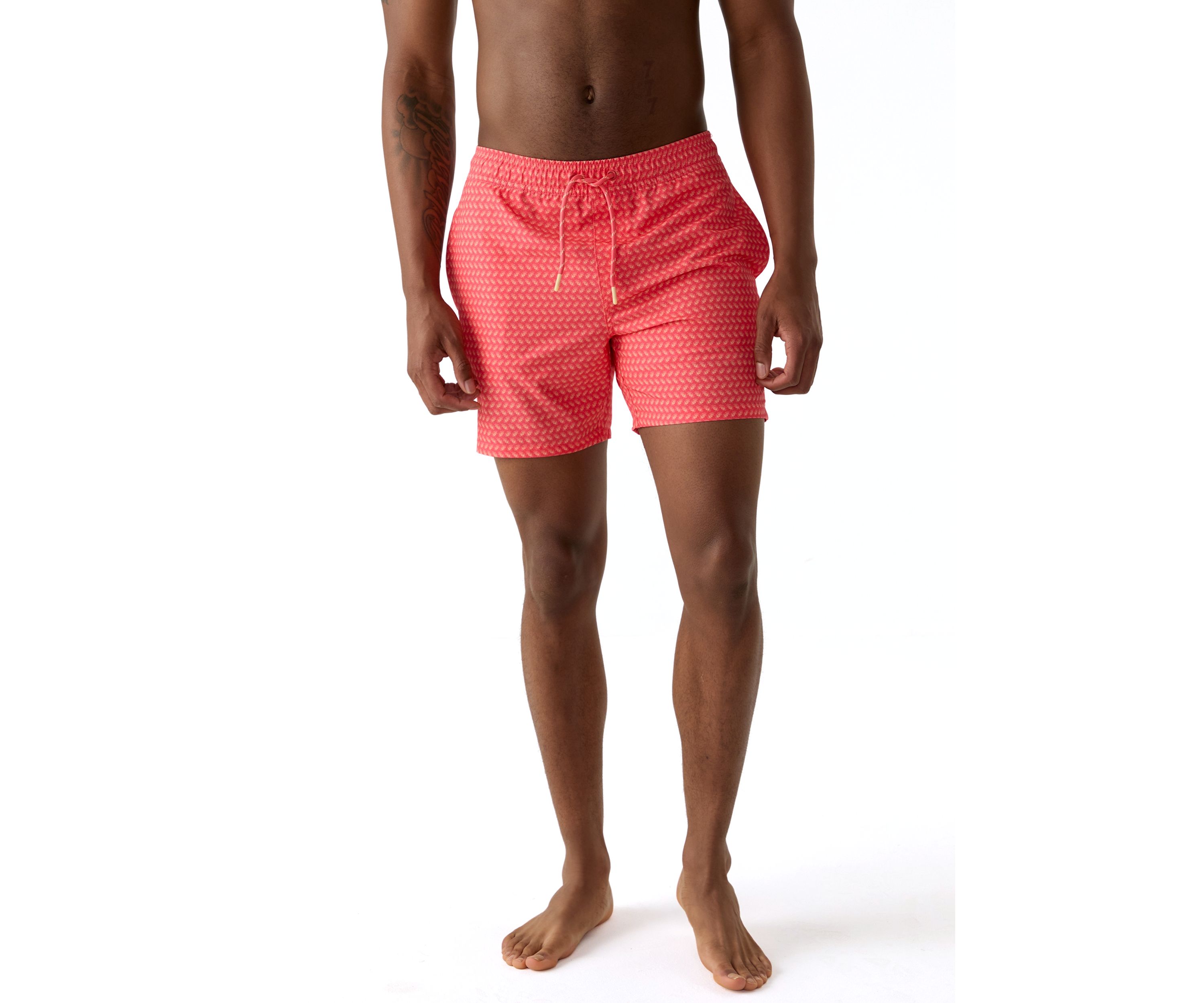 17" Printed Swim Trunks