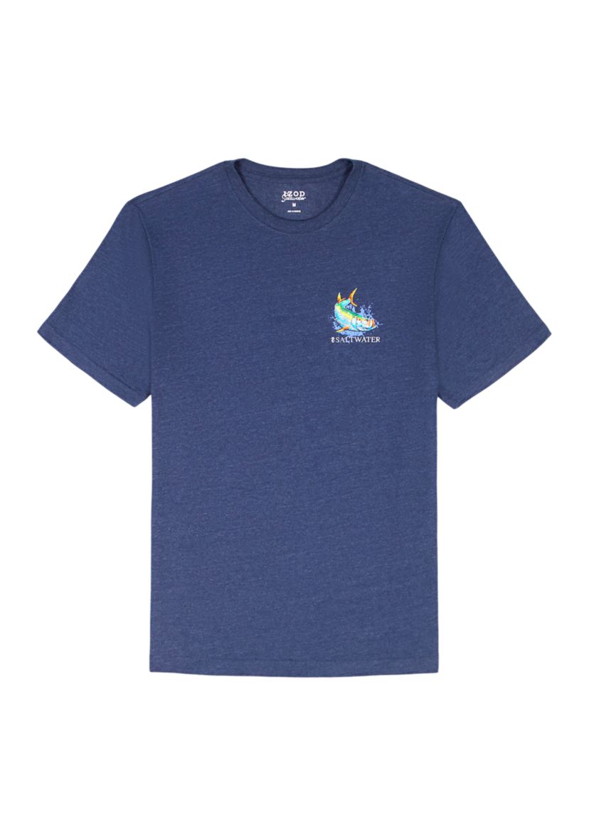 IZOD Big & Tall Saltwater Short Sleeve Graphic Shirt | Belk
