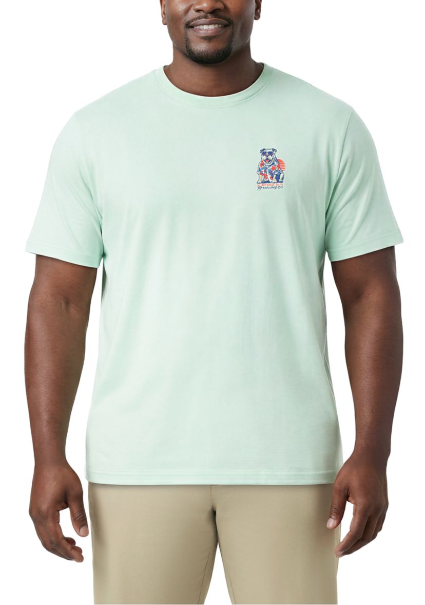 IZOD Big & Tall Surfside Sun Dog Graphic T-Shirt | Belk