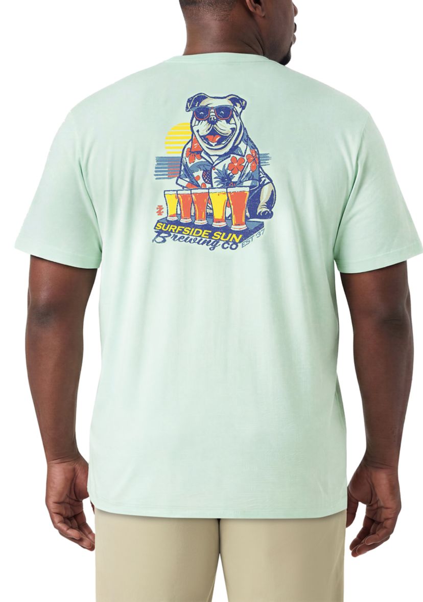 IZOD Big & Tall Surfside Sun Dog Graphic T-Shirt | Belk