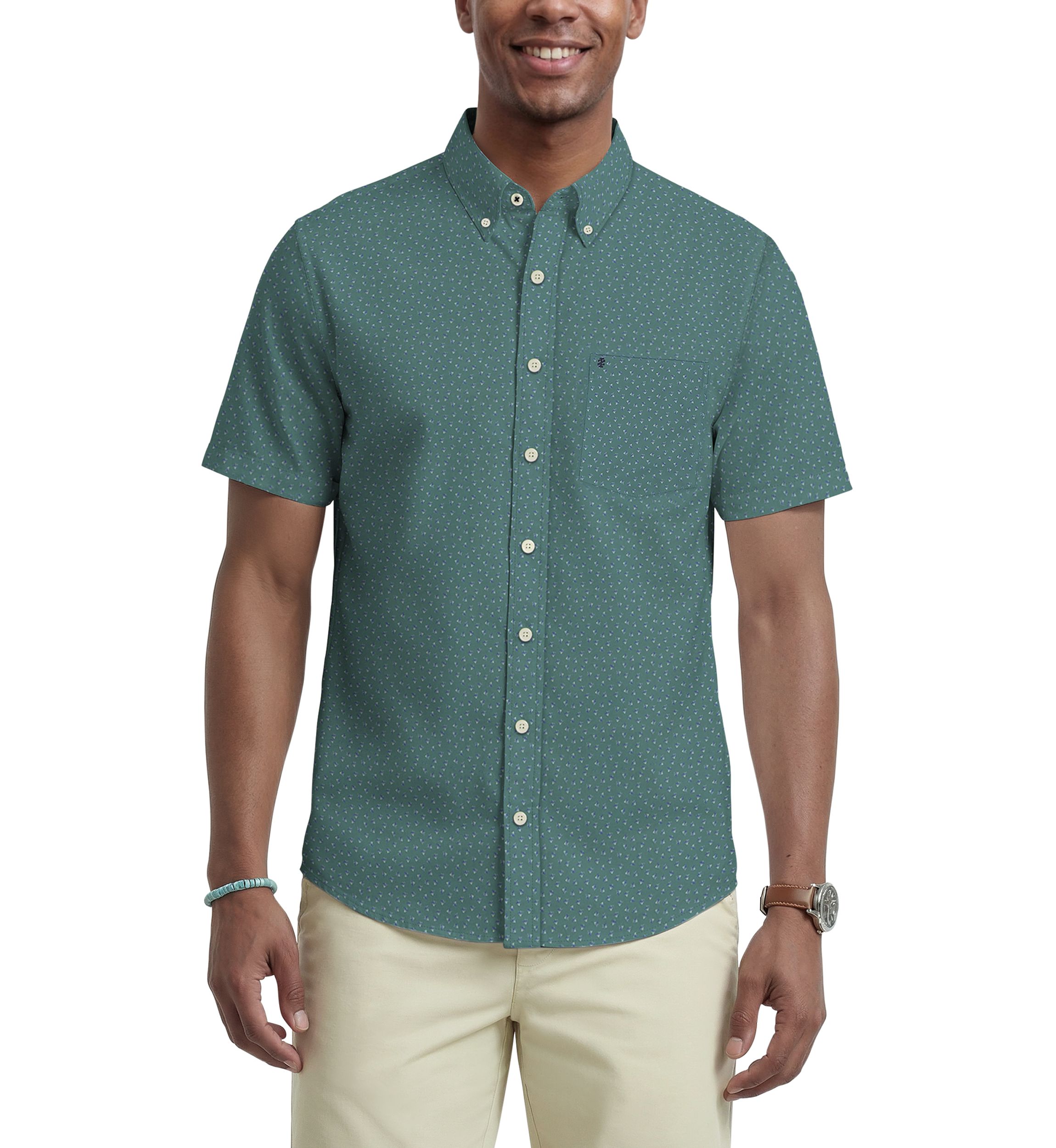 belk izod dress shirts IZOD Big & Tall All Over Stretch Button Down Dress Shirt
