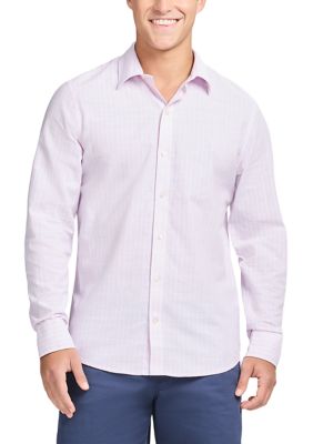 IZOD Men's Luxury Long-Sleeve Button-Down Shirt, 2XL