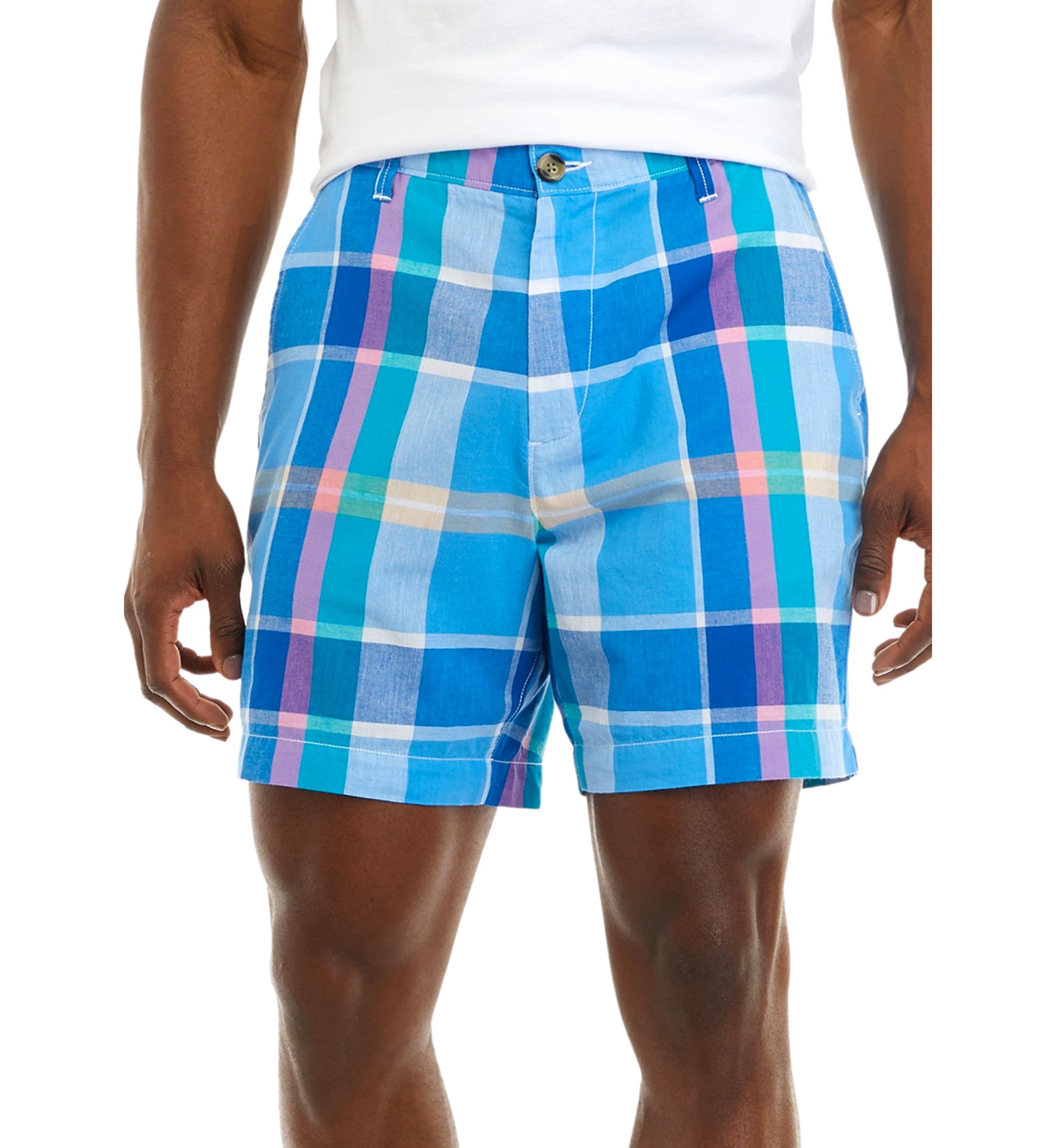 7" Madras Shorts