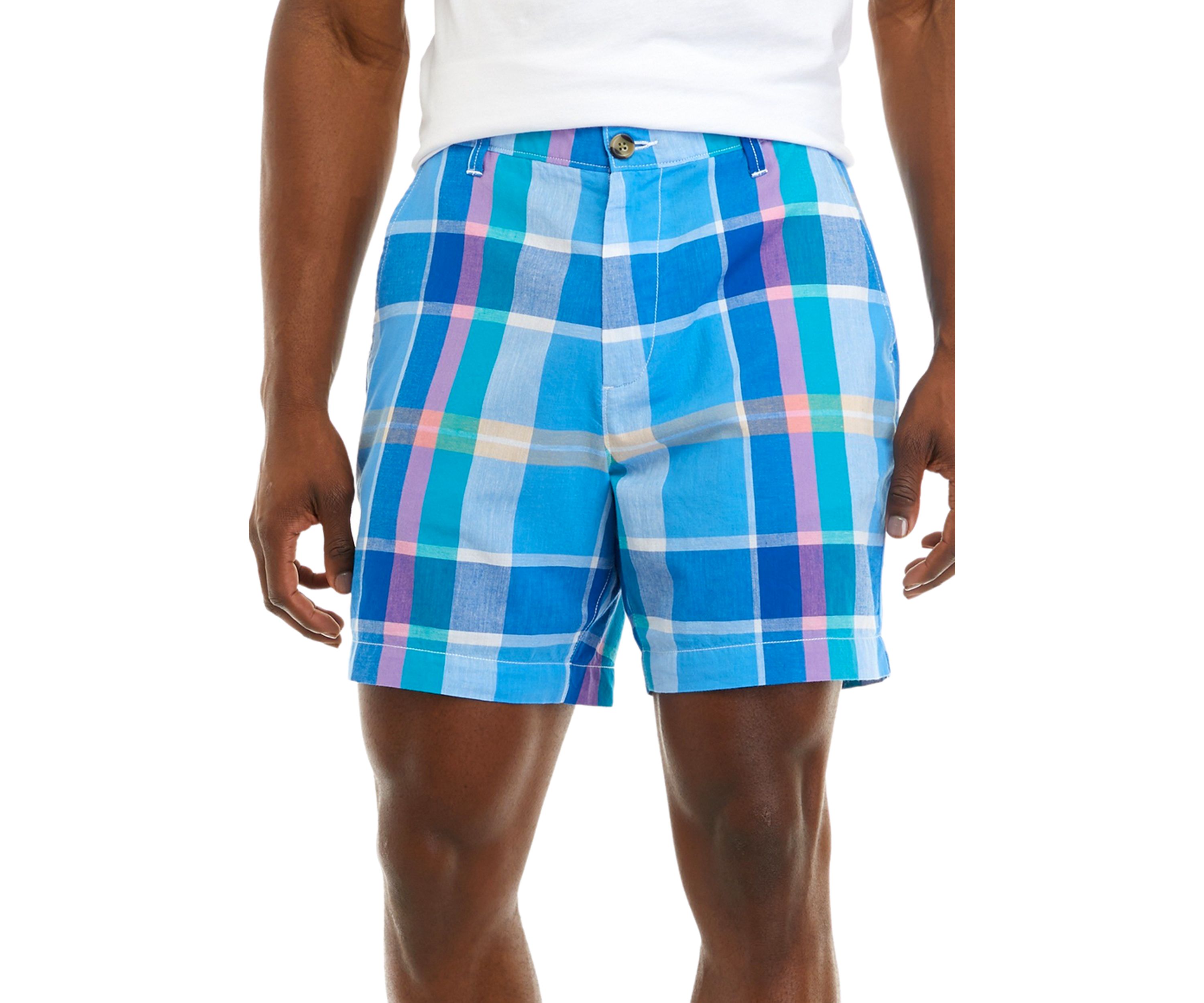 7" Madras Shorts