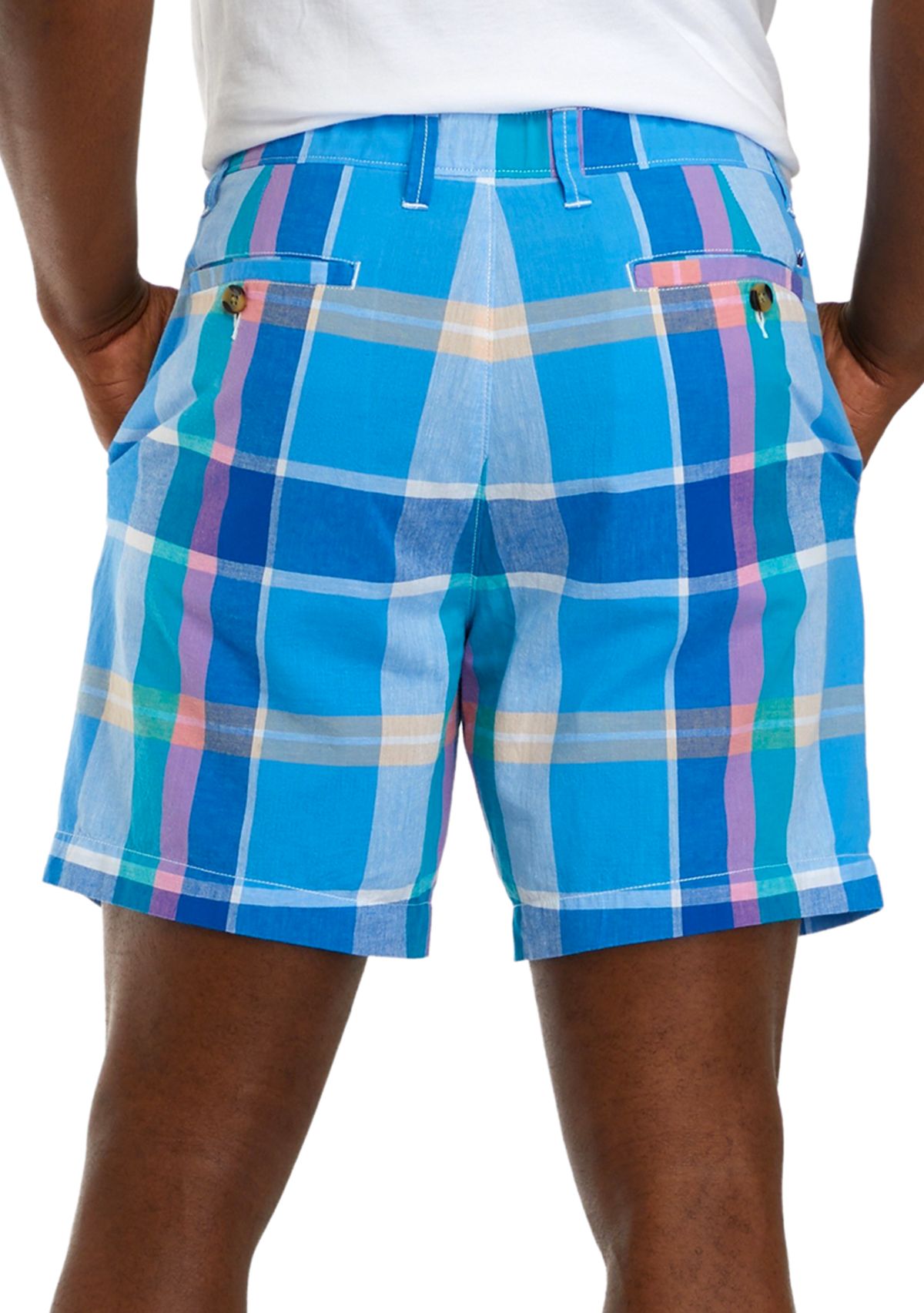 7" Madras Shorts