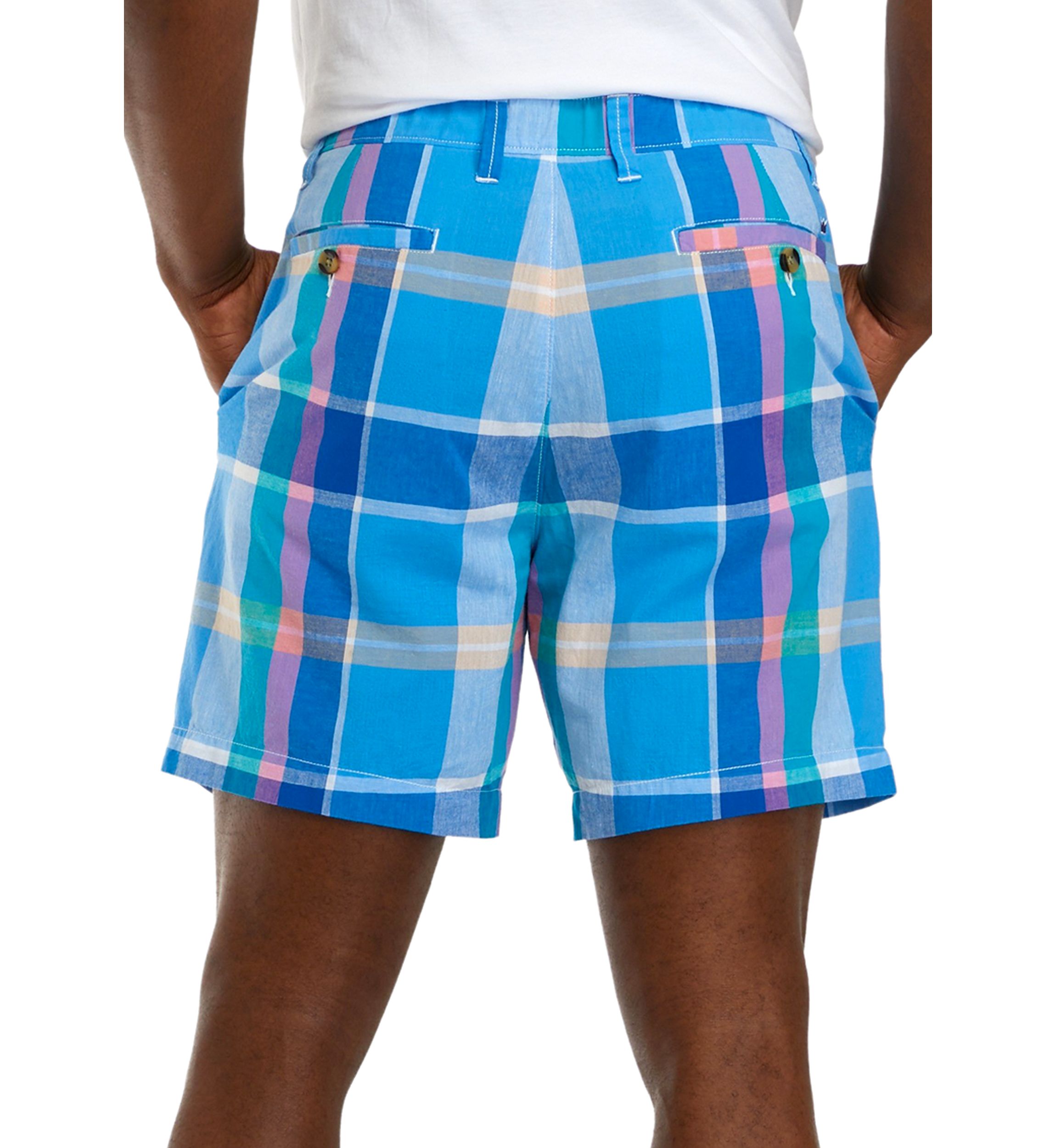 7" Madras Shorts