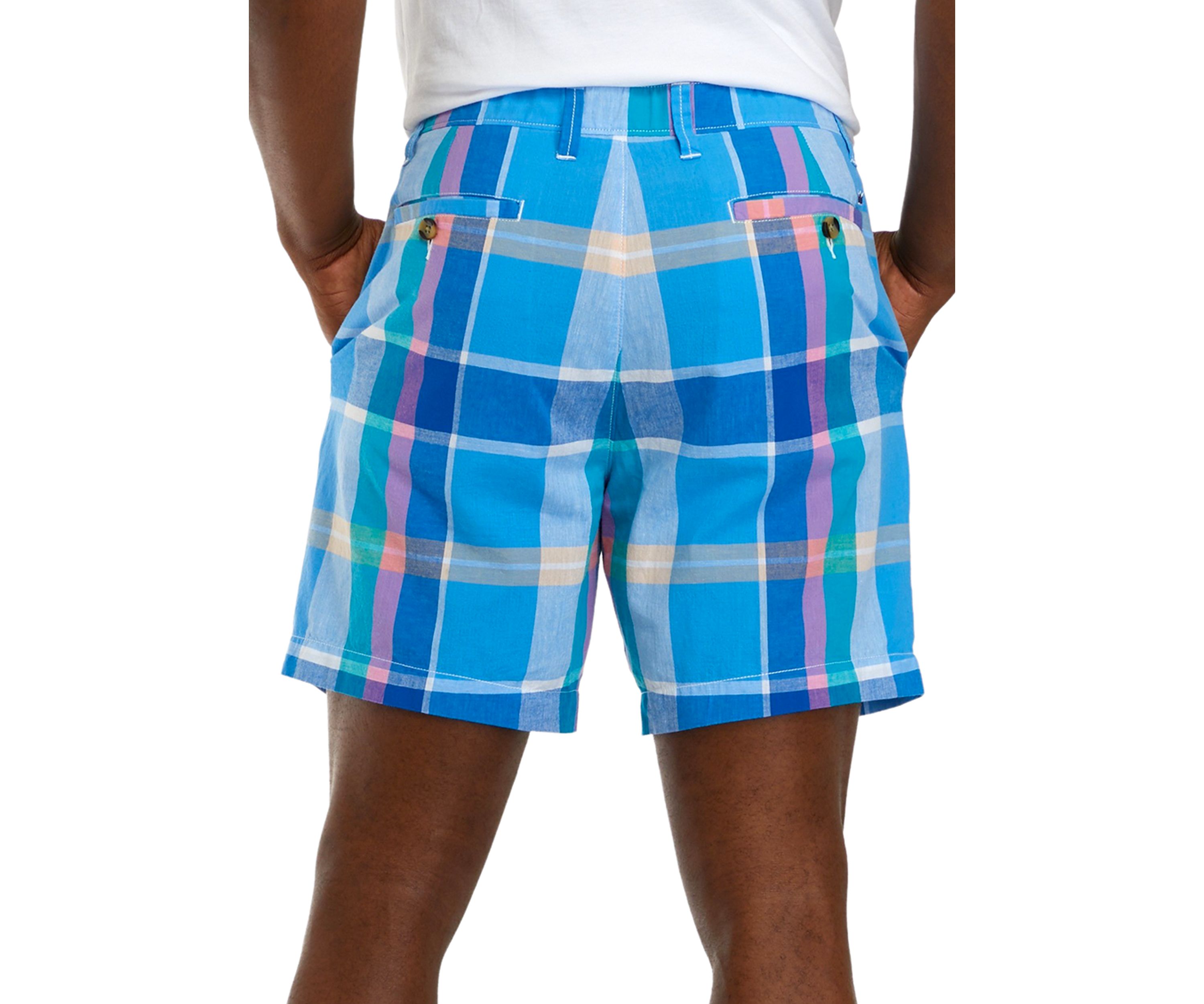 7" Madras Shorts
