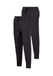 Mens Active Dry Fit Joggers - 2 Pack