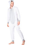 Mens Cozy Novelty Polar Bear One Piece Pajama