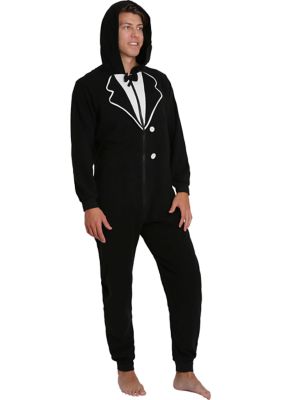 SLEEPHERO Cozy Novelty Tuxedo One Piece Pajama