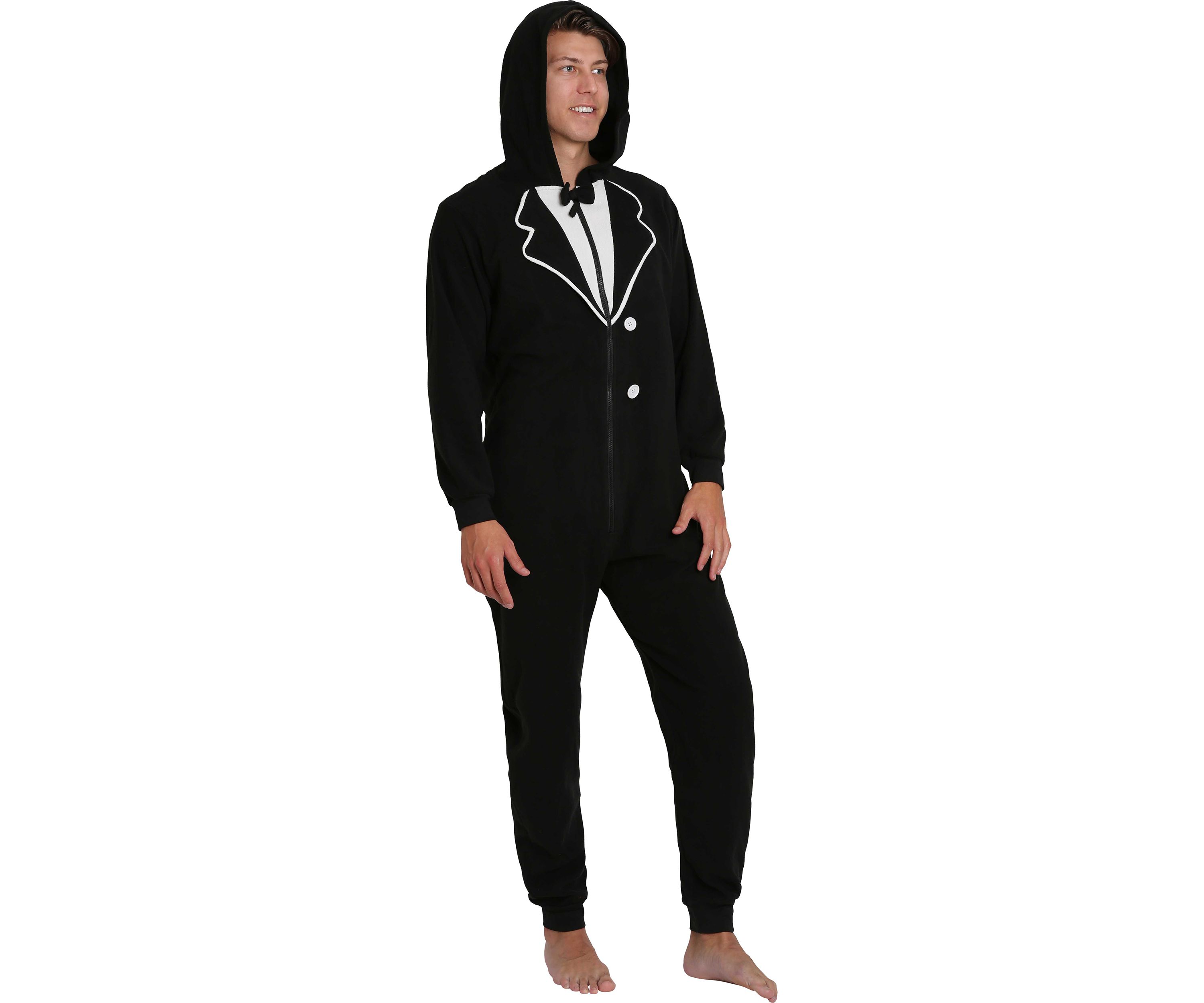 Cozy Novelty Tuxedo One Piece Pajama