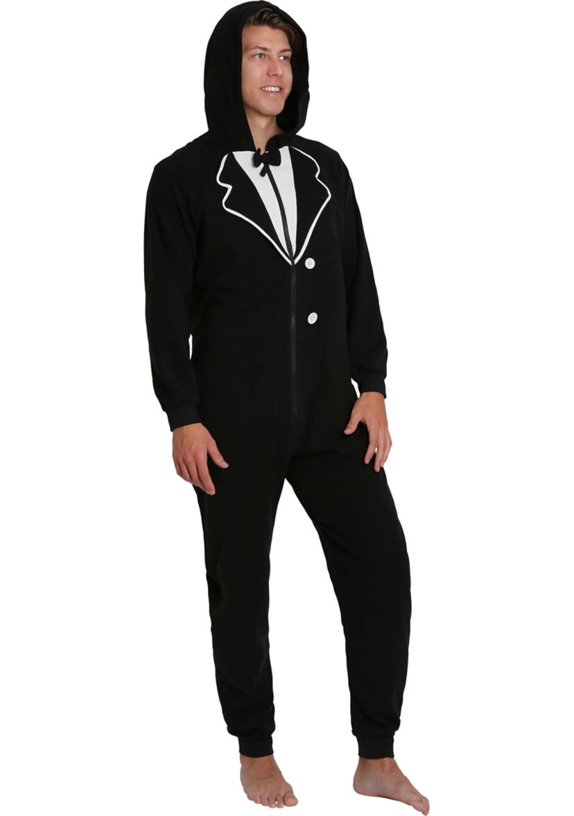 Cozy Novelty Tuxedo One Piece Pajama