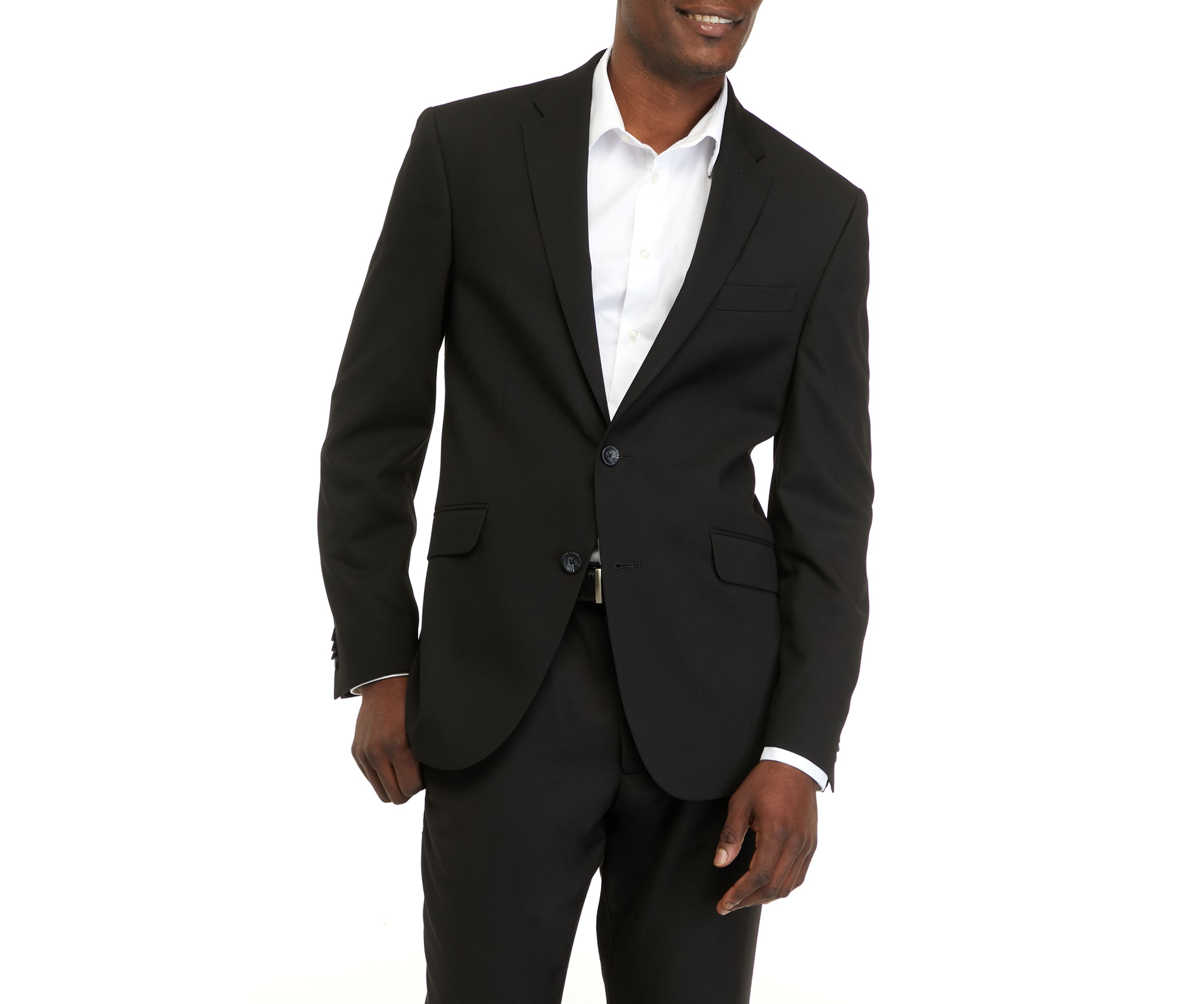 Mens Black Multi Pattern Suit Separate Jacket