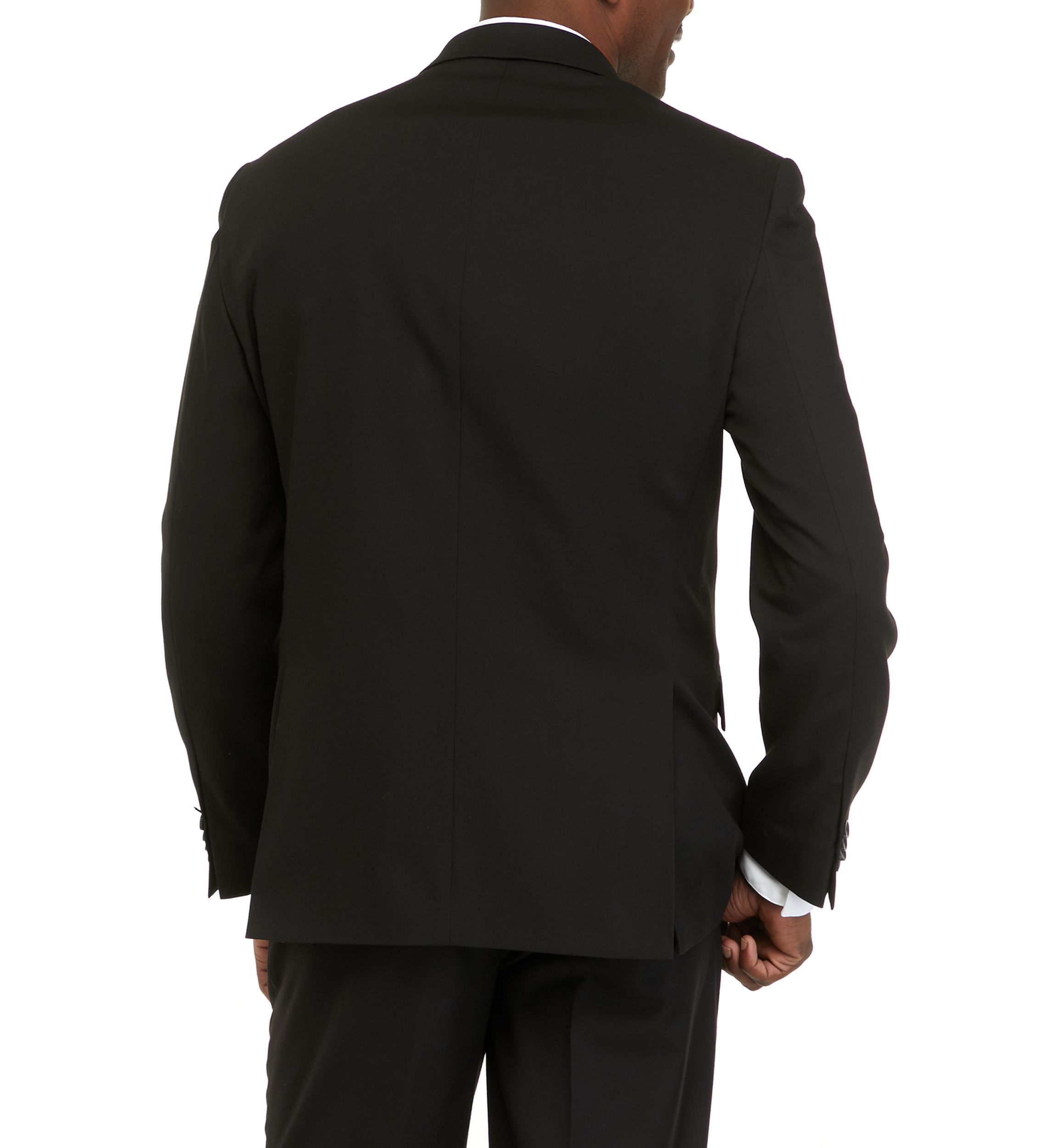 Mens Black Multi Pattern Suit Separate Jacket