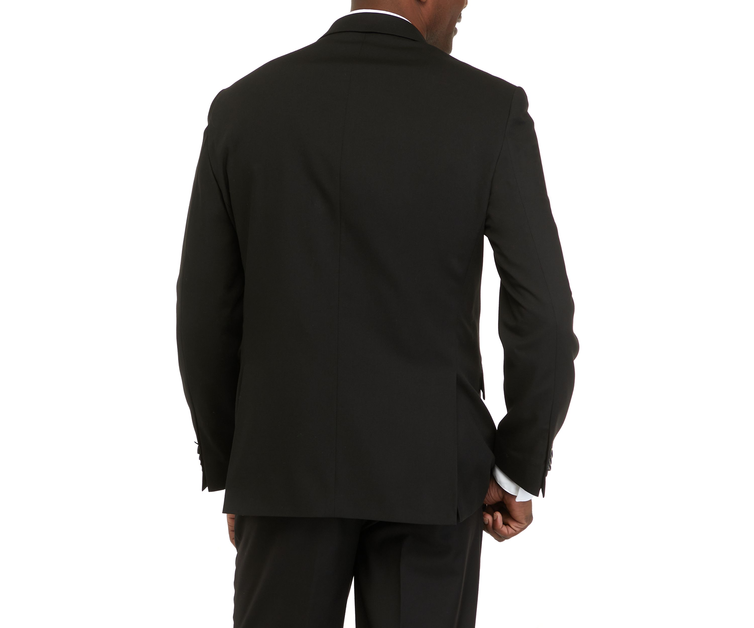 Mens Black Multi Pattern Suit Separate Jacket